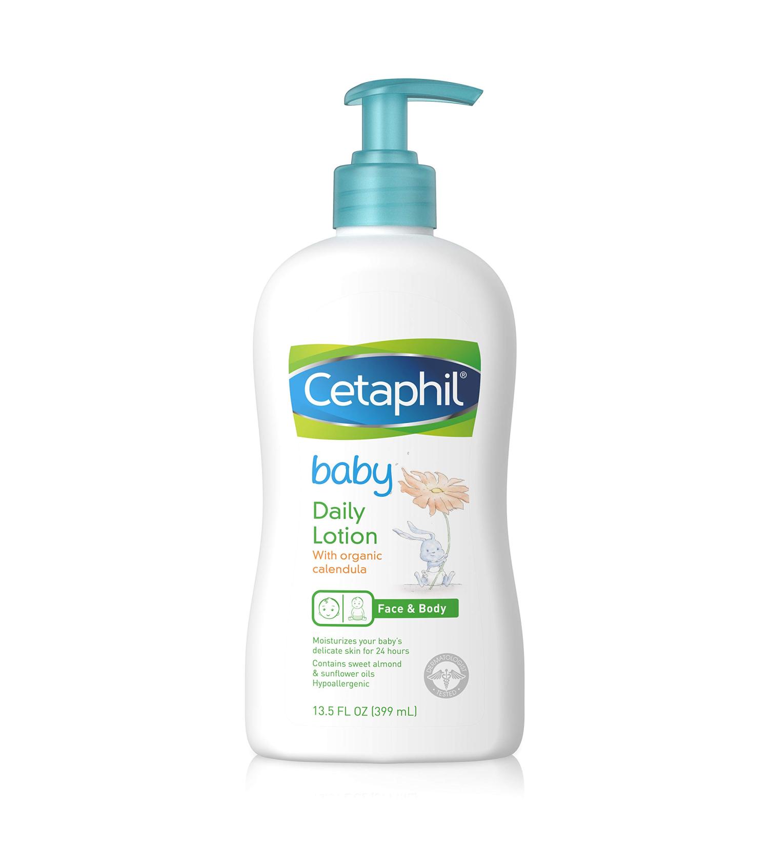 Cetaphil Baby Daily Lotion 13.5 fl oz | Gentle Moisturizer for Soft Skin - Buy Online on GoSupps.com