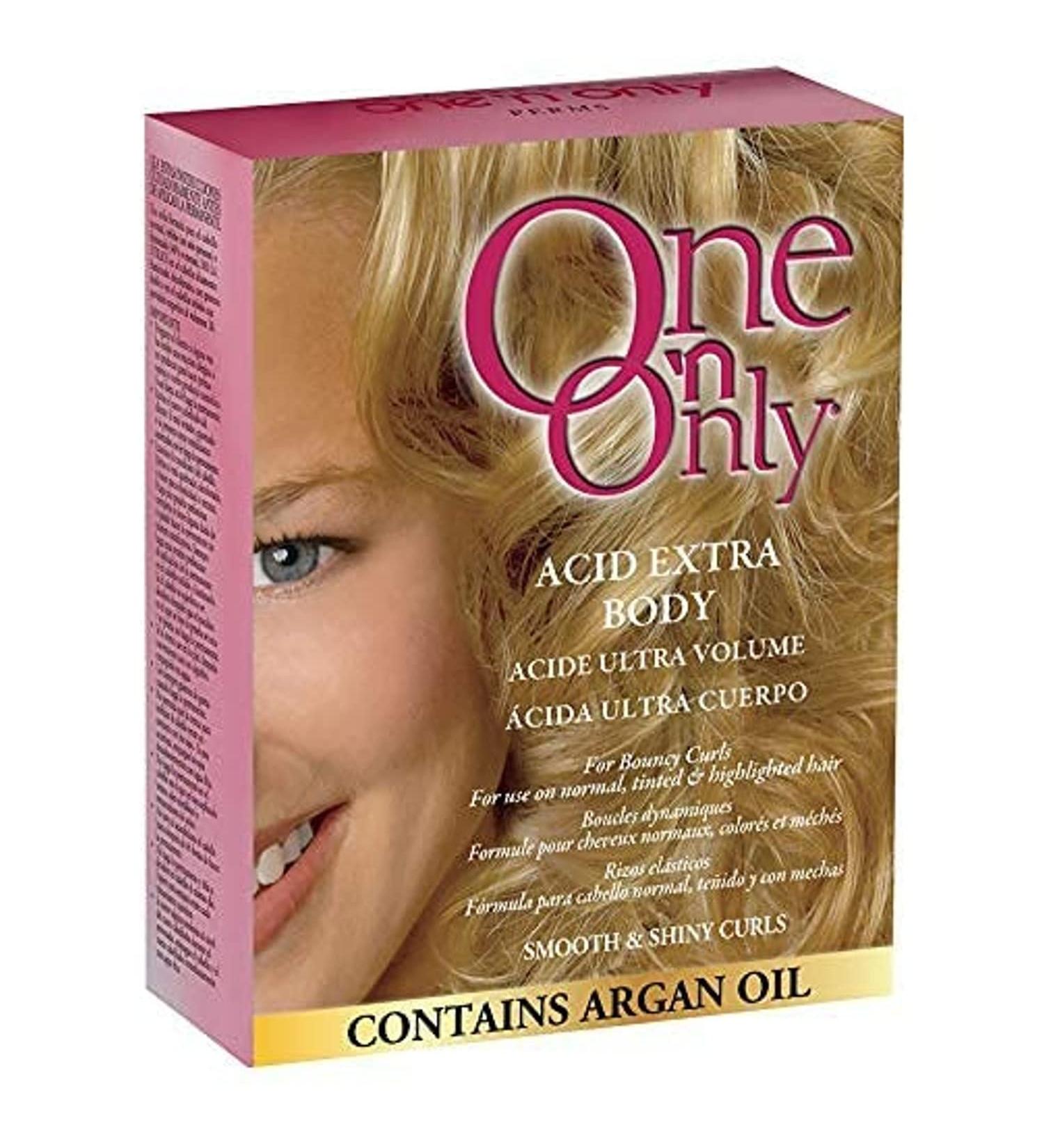 One 'n Only Acid Extra Body Perm with Argan Oil - Bouncy Curls, Manageable Hair with Firm and Even Curls - Buy Online on GoSupps.com