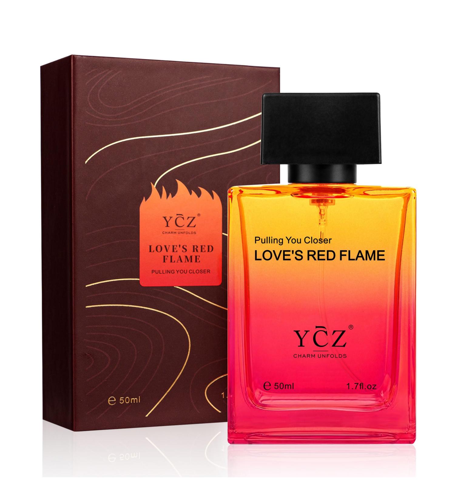 Ycz LOVE'S RED FLAME Perfume Men Passionate Love Perfume 50 ml (1.65 fl. Oz). A Signature Scent for Long-Lasting Fragrance - Ideal Men Perfumes For Special Occasions Daily Elegance. - Buy Online on GoSupps.com