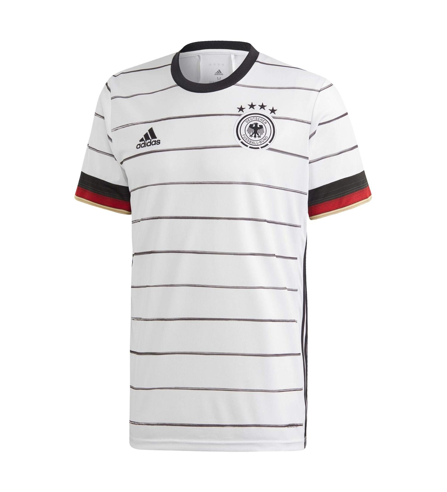 adidas Men's DFB TR Jsy T-Shirt XL - Stylish White/Black Soccer Tee for International Shipping - Buy Online on GoSupps.com