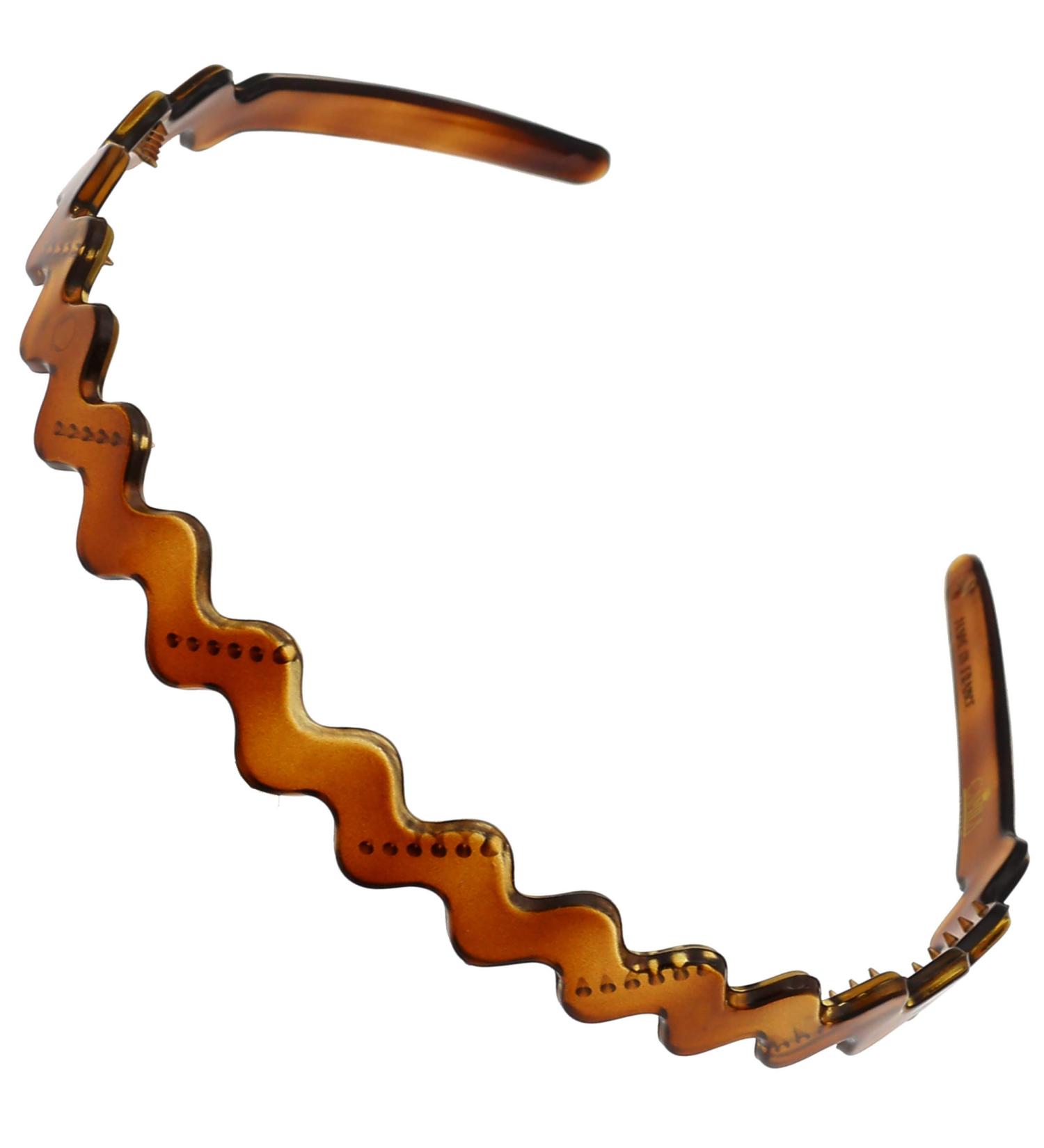 Camila Paris MP313 French Headband for Women - Tortoise Shell - Strong Hold Grip - Lightweight and Flexible - Non-Slip Durable Styling Band - Made in France - Buy Online on GoSupps.com