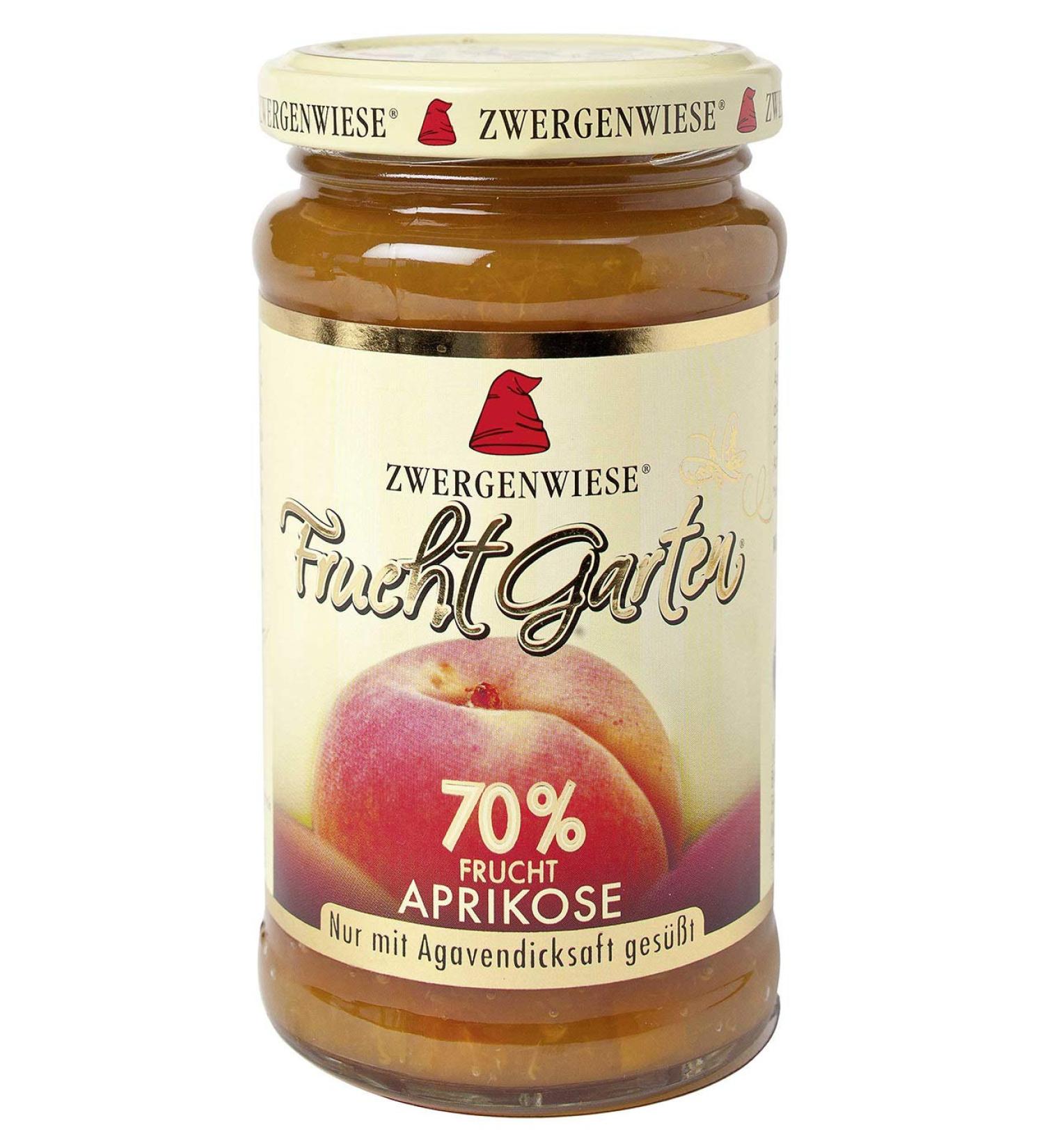 Zwergenwiese Organic Fruit Spread Fruit Garden Apricot 225 g