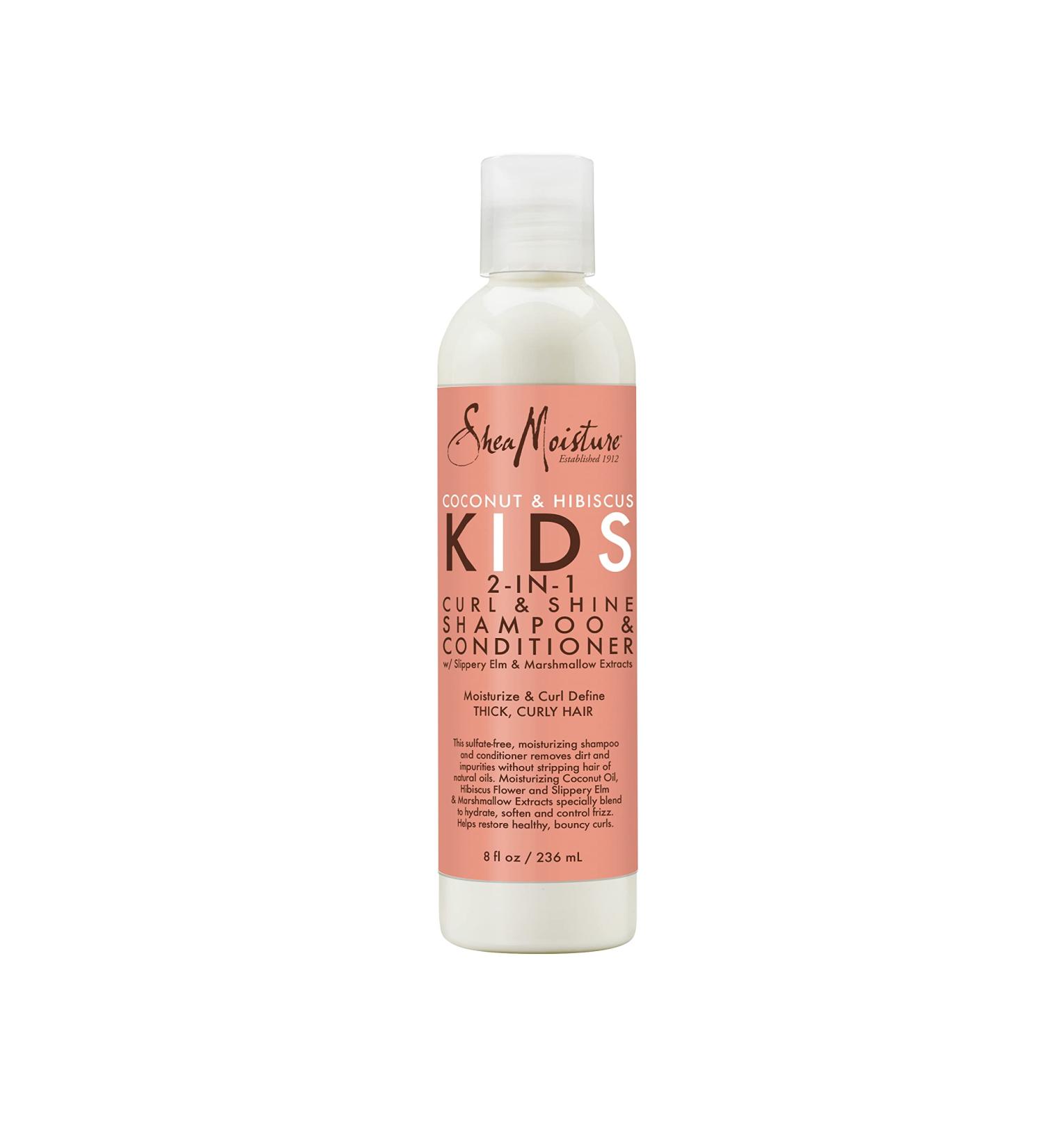 SheaMoisture Kids 2-in-1 Shampoo & Conditioner Coconut Hibiscus 8 oz - for Hair & Curls - Buy Online on GoSupps.com