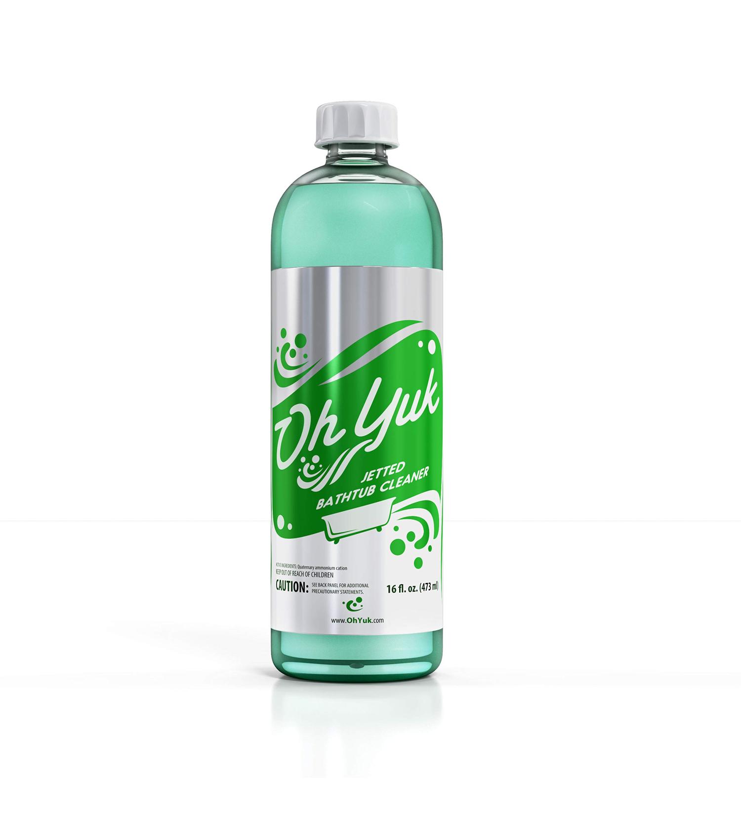 Oh Yuk Jetted Tub Cleaner - Effective Solution for Jet Tubs, Bathtubs, and Whirlpools | Septic Safe | 4 Cleanings per 16 Ounce Bottle - Buy Online on GoSupps.com