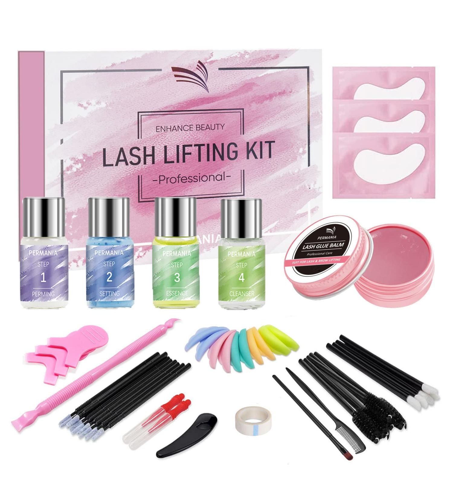 PERMANIA Eyelash Perm Kit & Brow Lamination Set - DIY Salon Quality with Gentle Formula - Buy Online on GoSupps.com