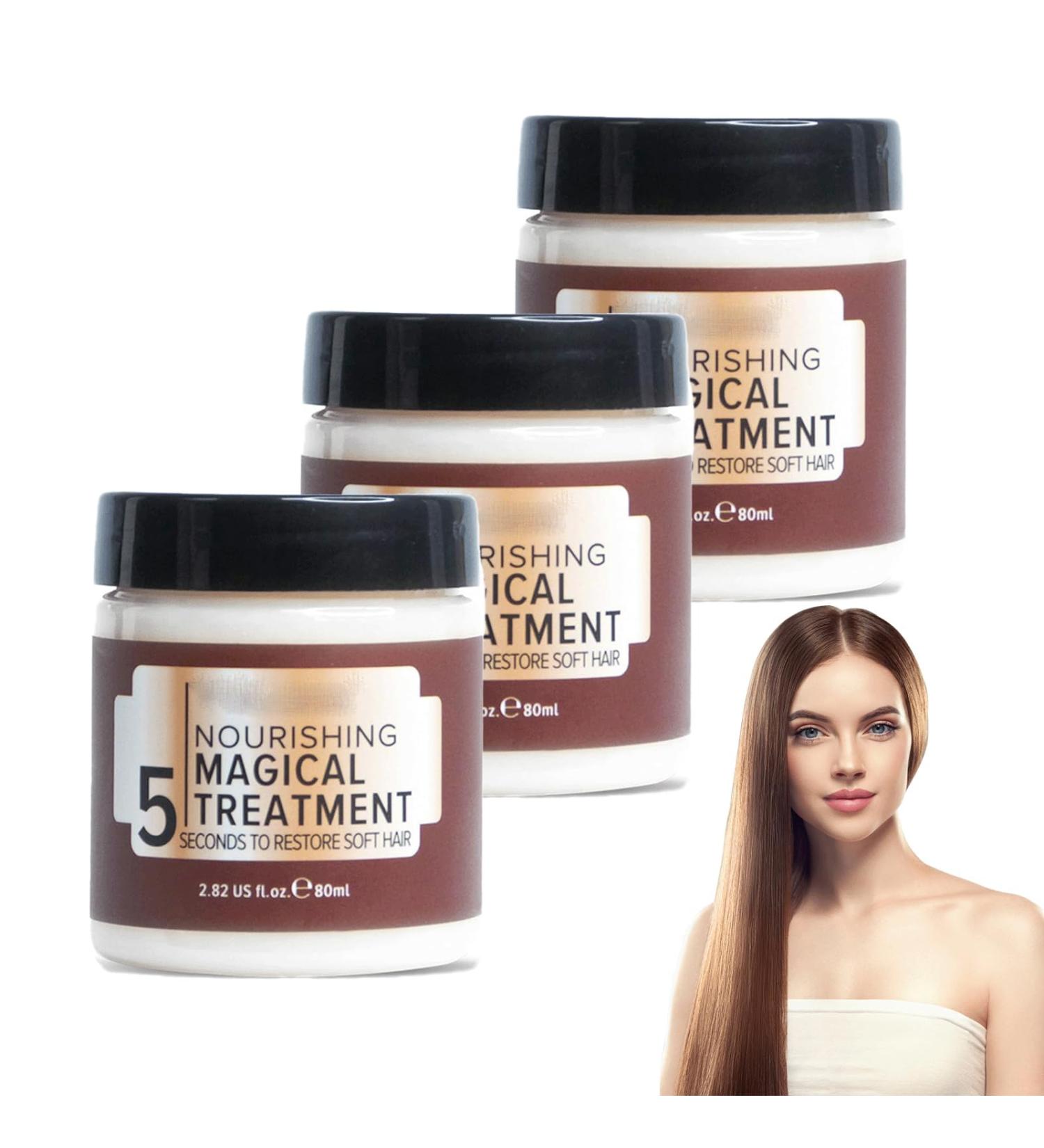GMVVAC Deep Repair Hair Smoothing Mask Collagen Hair Mask 5 Seconds Nourishing Magic Treatment Restore Soft Hair in 5 Seconds - Buy Online on GoSupps.com