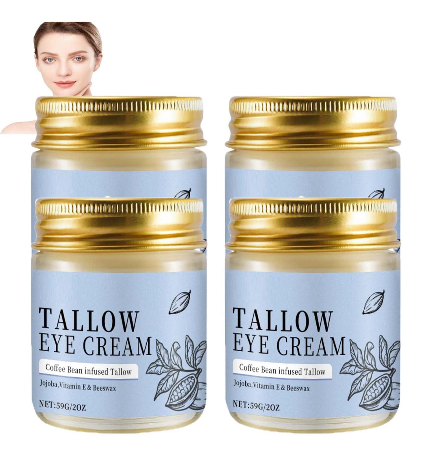 XINRAN Eye cream with beef tallow coffee against dark circles longlasting moisture care gentle care for radiant eyes eye cream with beef tallow from pastured animals for tired eyes 4 pieces - Buy Online on GoSupps.com