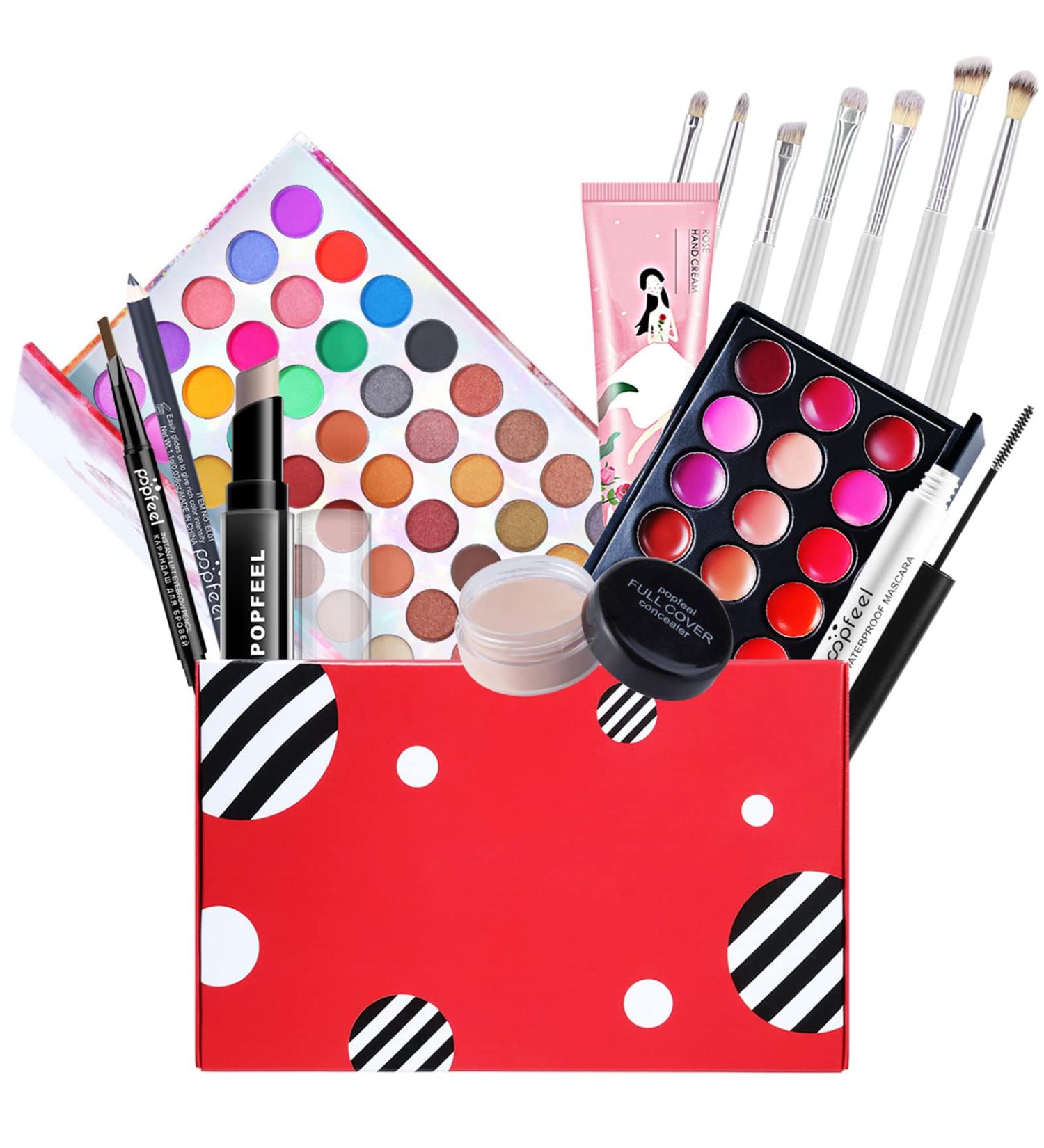 15pcs Professional makeup kit Make up set teenagers girls Girls make up set 9 to 12 With Lip gloss eye shadow mascara eyeliner concealer etc.for Teenage & Adults - Buy Online on GoSupps.com