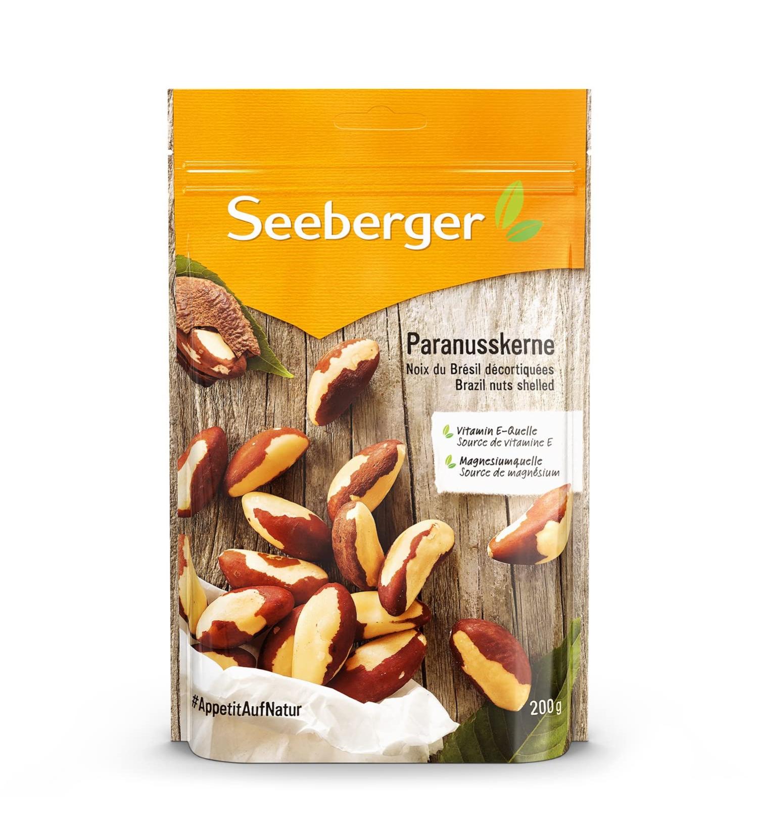 Buy Seeberger Brazil Nuts 200g - Premium Fresh & Healthy Snack | International Shipping Available - Buy Online on GoSupps.com