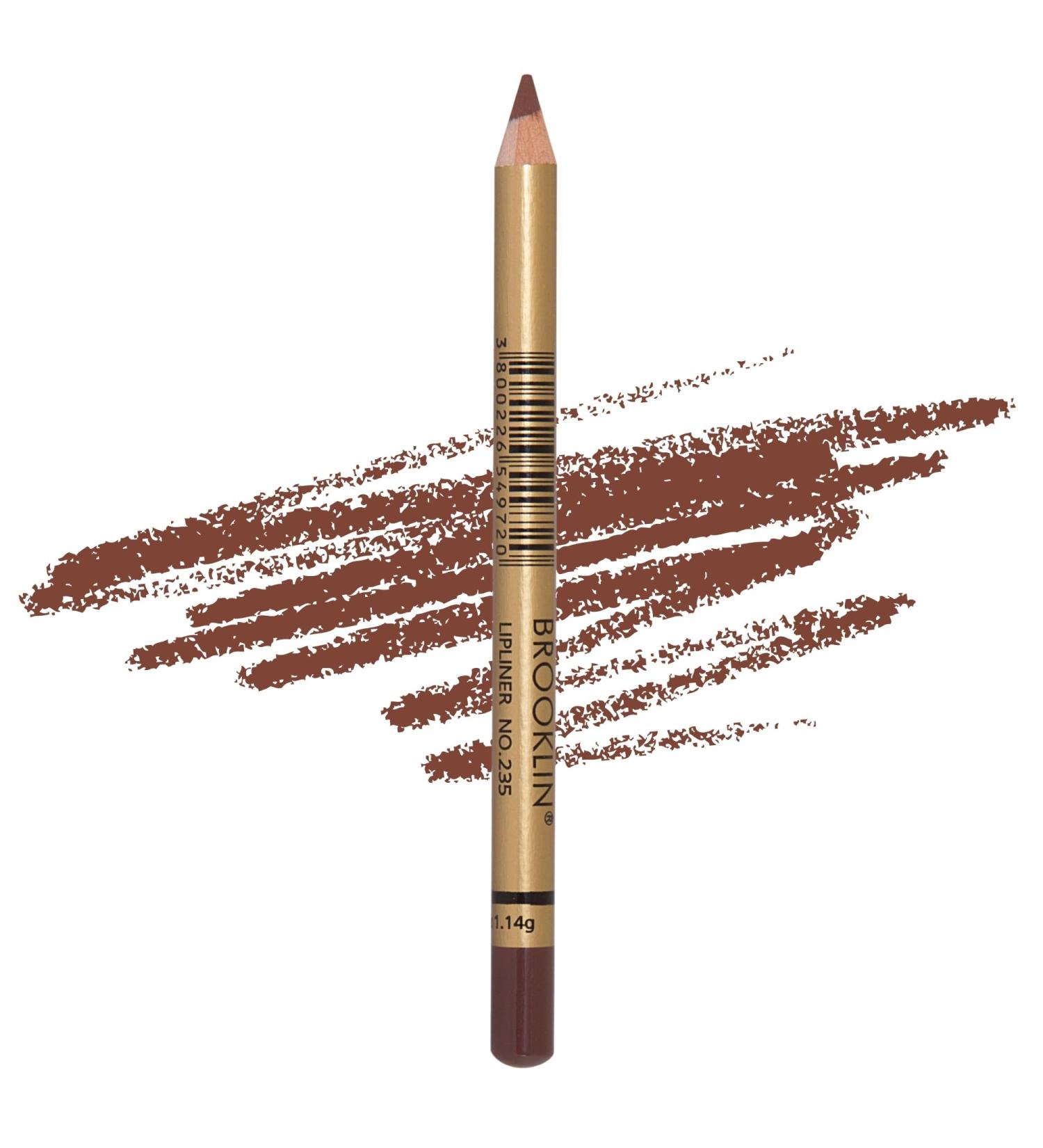 Impala - Crayon l vres Brooklin Waterproof Couleur marron rose 235 | Crayon l vres permanent | Rouge l vres r sistant l'eau | Liner de l vres longue dur e - Buy Online on GoSupps.com