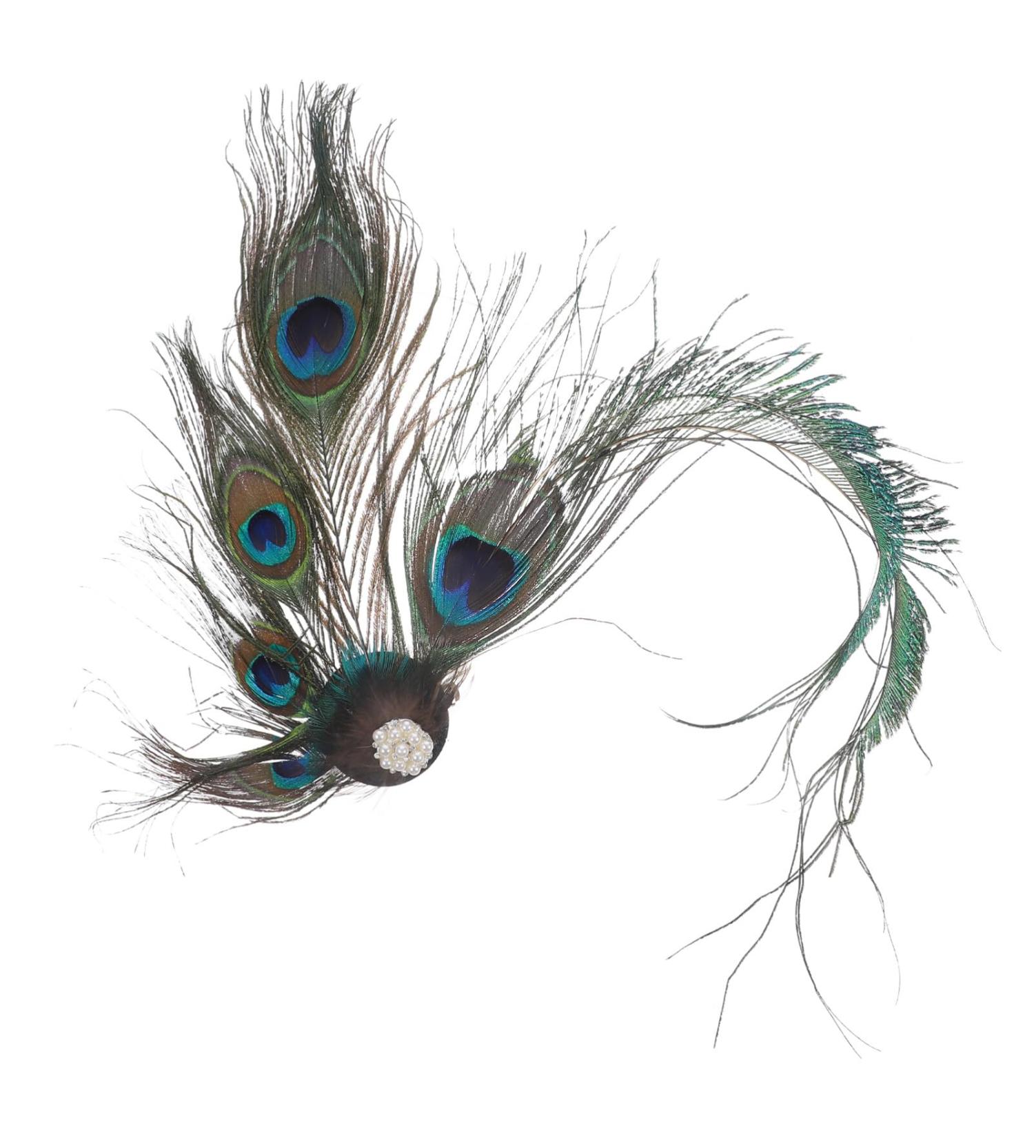 Healeved Hair Clip - Fashion Peacock Hair Pins Peacock Fascinator Peacock Hair Clip for Women and Girls - Fascinator - Buy Online on GoSupps.com