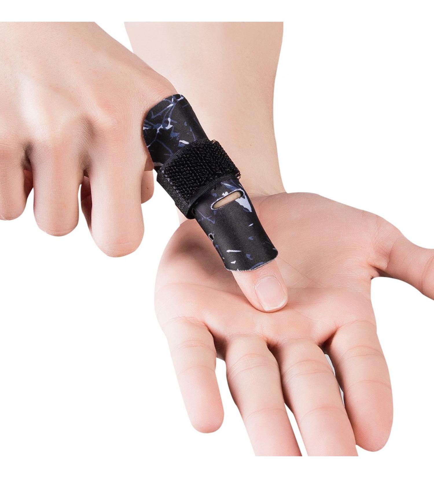 Kuangmi Finger Sleeve Support Protector | Pain Relief for Basketball Volleyball Baseball | S/M Black (Pack of 1) - Buy Online on GoSupps.com