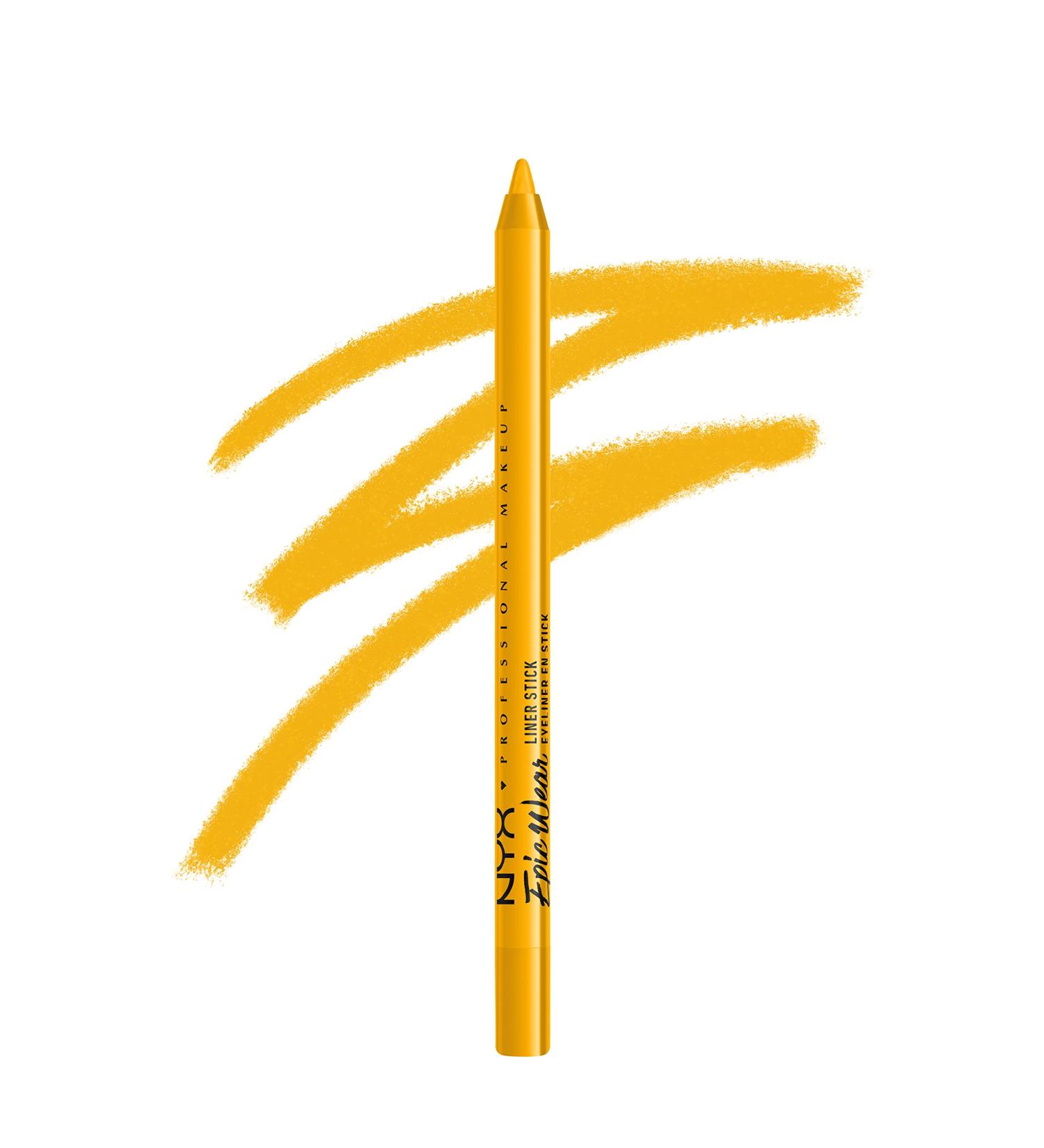 NYX Epic Wear Liner Stick - Long-Lasting Eyeliner Pencil in Cosmic Yellow 17 - Buy Online on GoSupps.com