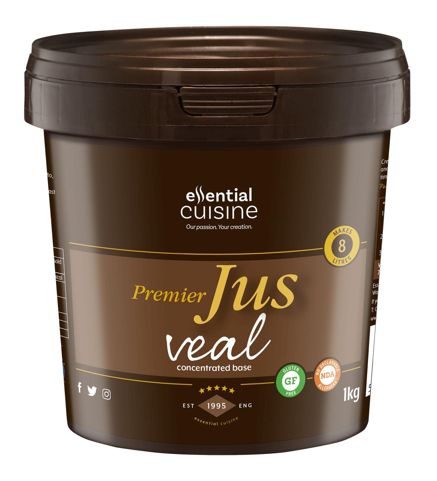Essential Cuisine Premier Veal Jus - 2x1kg