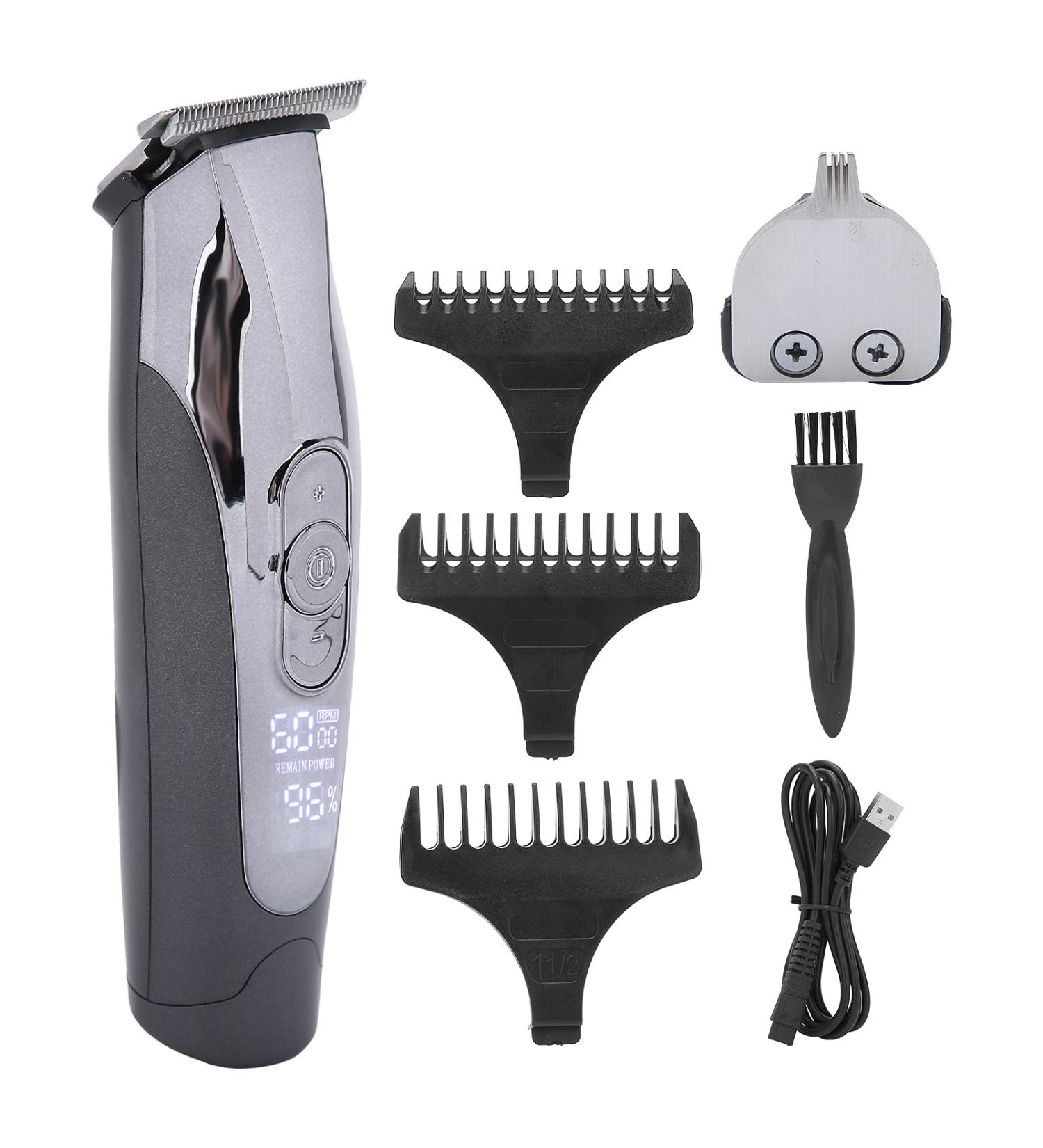 Dioche 2 in 1 Cordless Hair Clippers for Men - USB Rechargeable Electric Hair Trimmer & Professional Cutting Kit with Limit Combs & Cleaning Brush - Buy Online on GoSupps.com