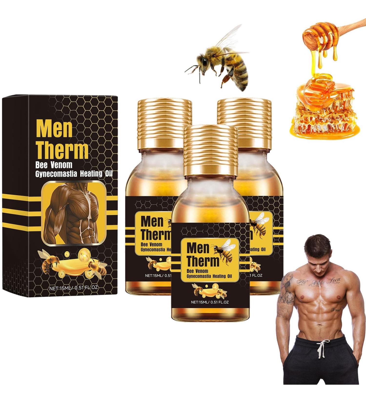 Buy Mentherm Bee Venom Oil & Gel for Gynecomastia | Strengthen Chest Muscles - International Shipping Available - Buy Online on GoSupps.com