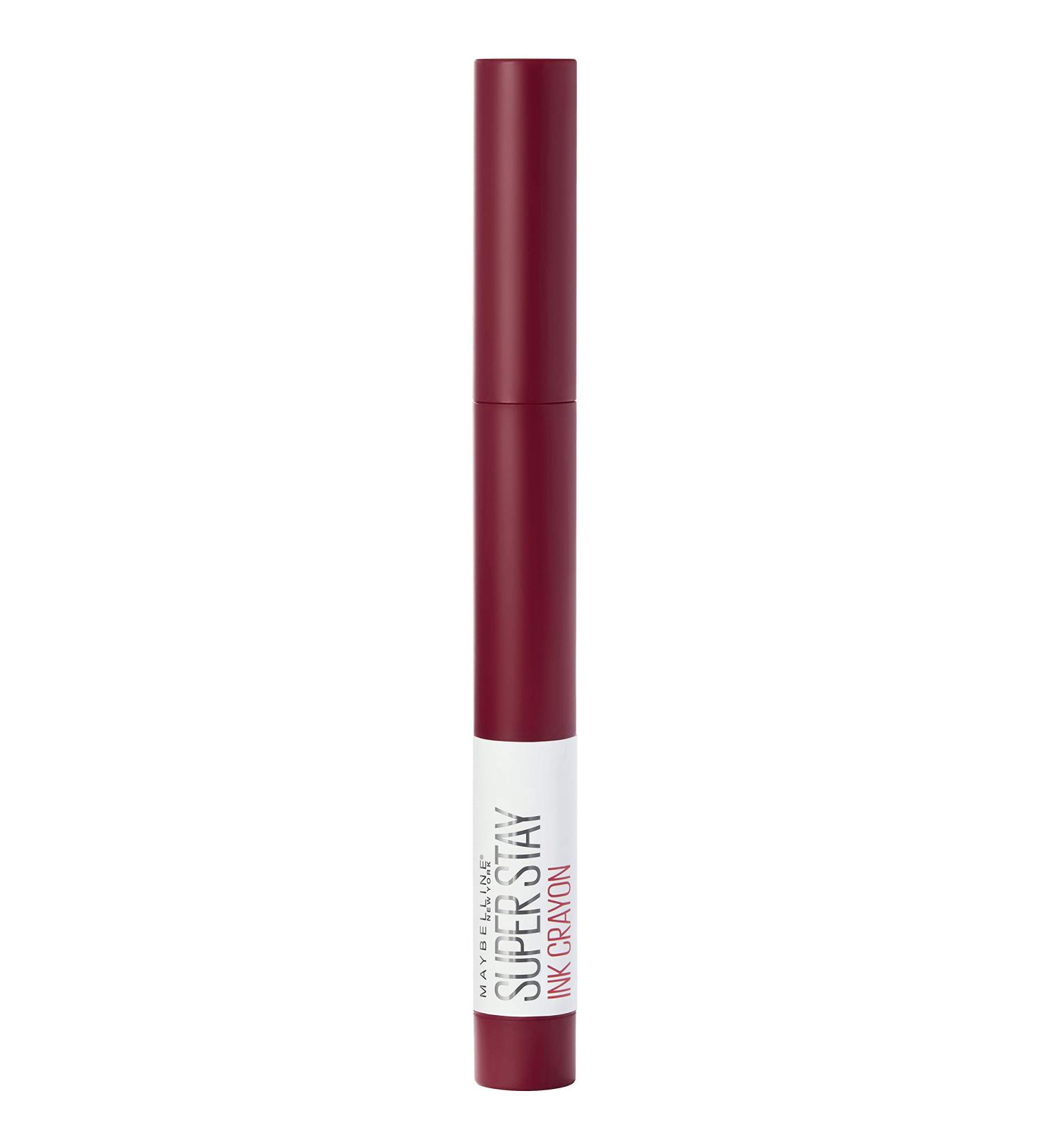 Maybelline New York Super Stay Ink Crayon Lipstick No. 55 Make It Happen - Matte Long-lasting 1.5g | International Shipping Available - Buy Online on GoSupps.com