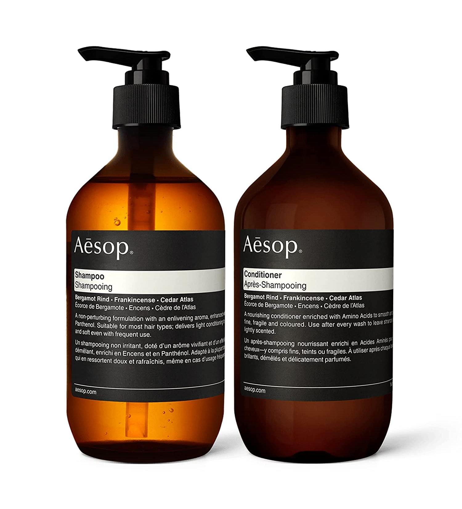 Aesop 500ml Shampoo & Conditioner Set | Paraben-Free, Cruelty-Free & Vegan | 16.9 Fl oz - Buy Online on GoSupps.com