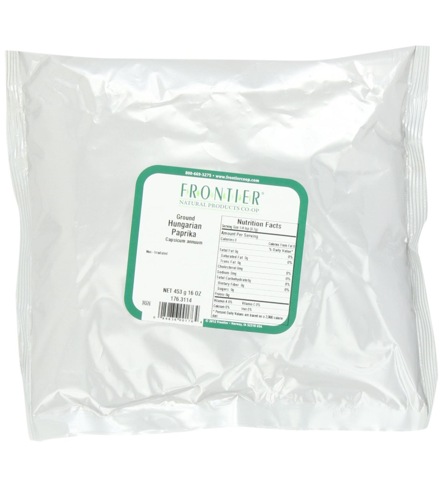 Frontier Paprika Hungarian Powder 16oz (Pack of 2) - Premium Quality Spice Mix - Buy Online on GoSupps.com