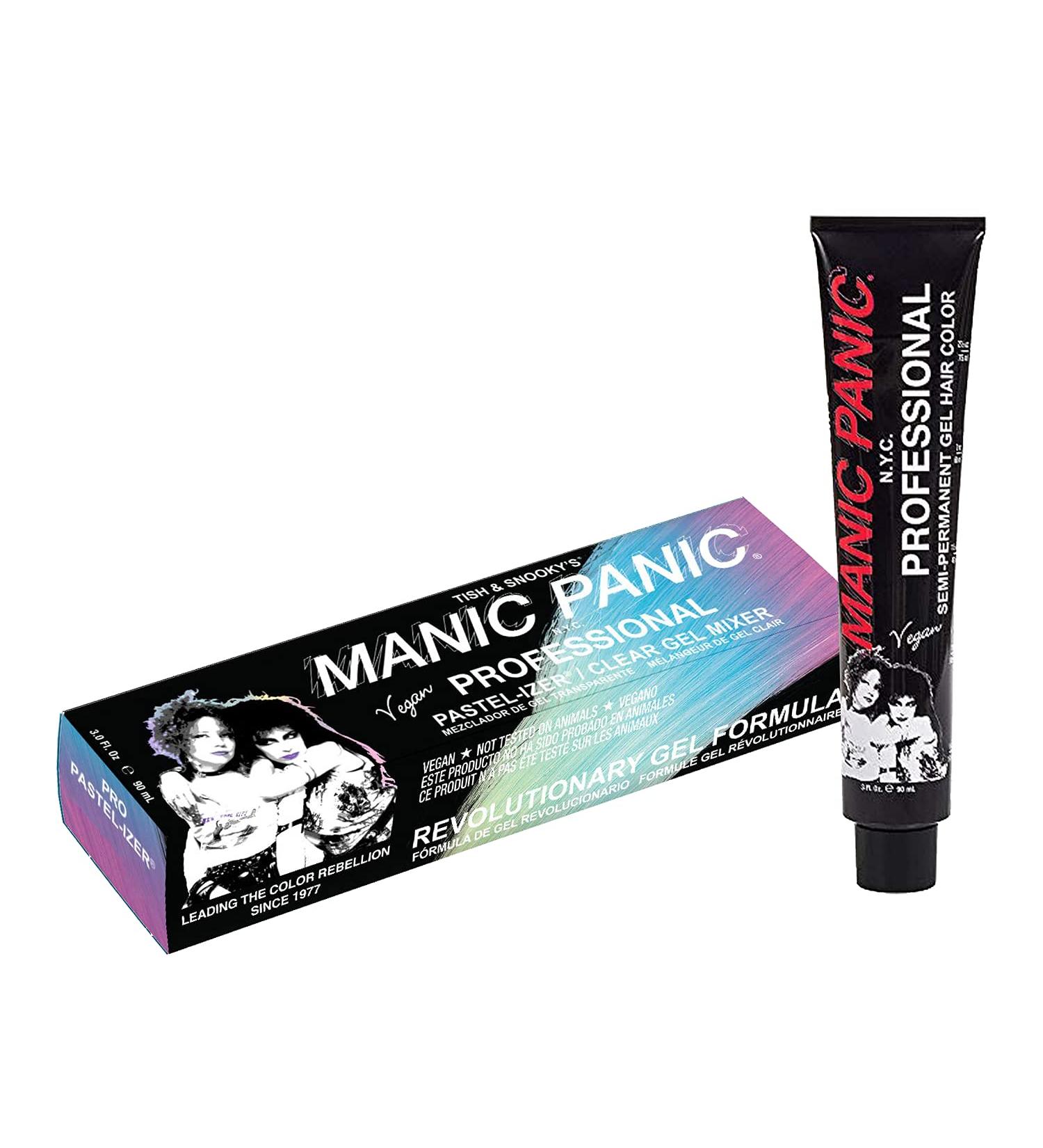 MANIC PANIC Vegan Semi-Permanent Pastel-izer Hair Dye 90 ml - Professional Solid Color Hair Color | International Shipping - Buy Online on GoSupps.com
