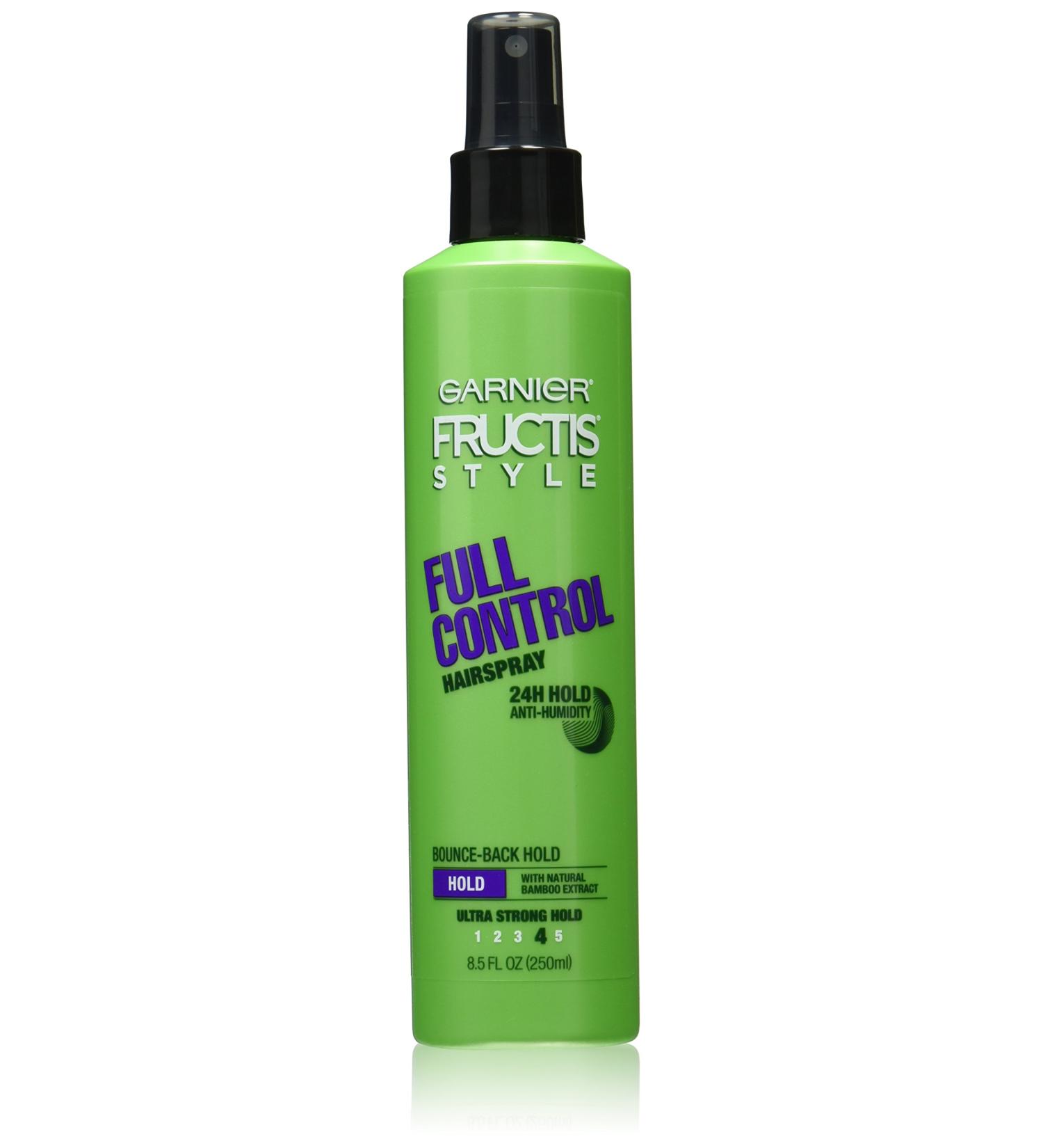 Garnier Fructis Style Full Control Anti-Humidity Hairspray Non-Aerosol 8.5 fl. oz. Bamboo Natural 8.5 Fl Oz (Pack of 1)
