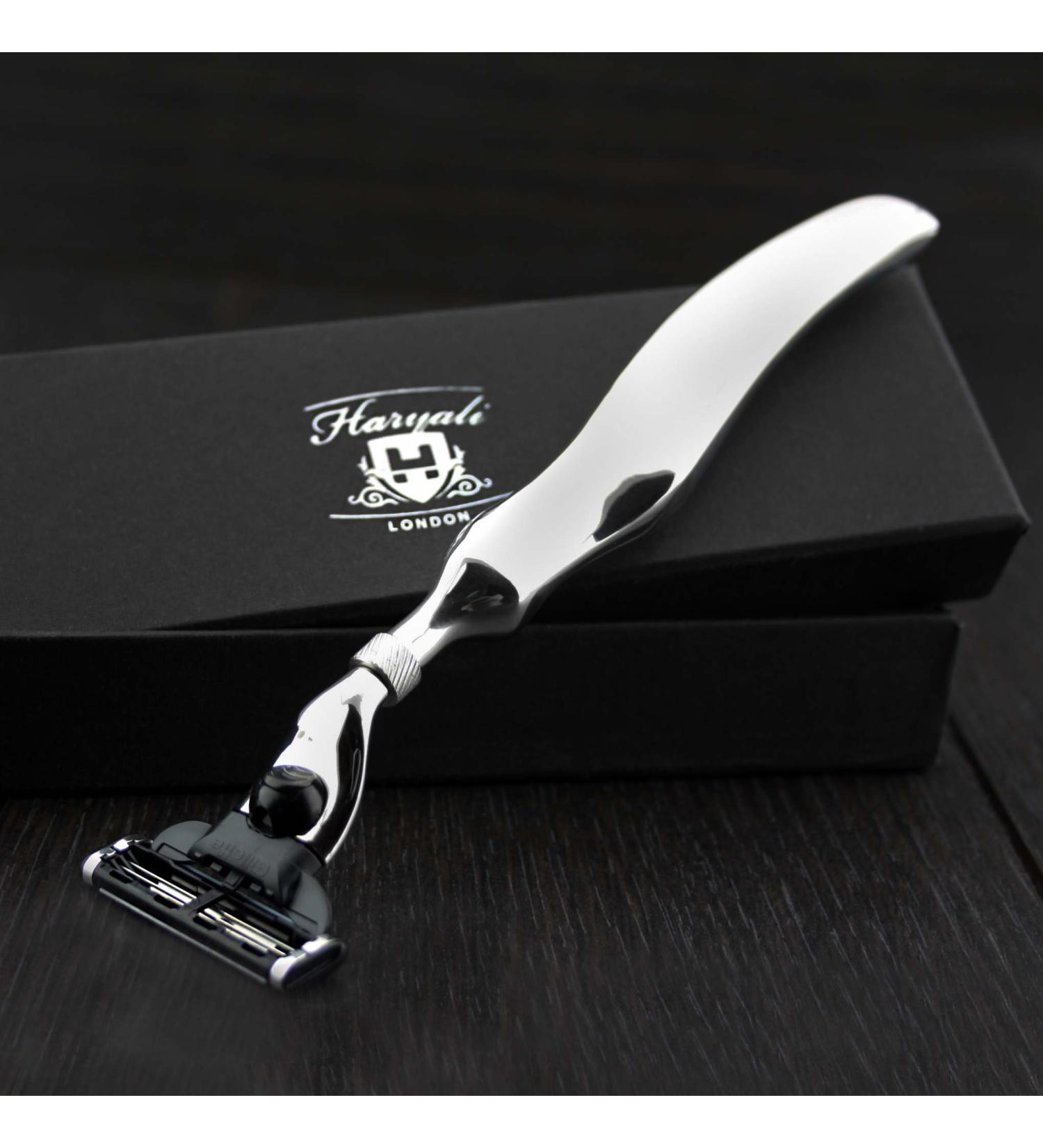 3 Edge Shaving Razor - Stainless Steel Safety Razor for Men | Perfect Shave Solution - International Shipping Available - Buy Online on GoSupps.com