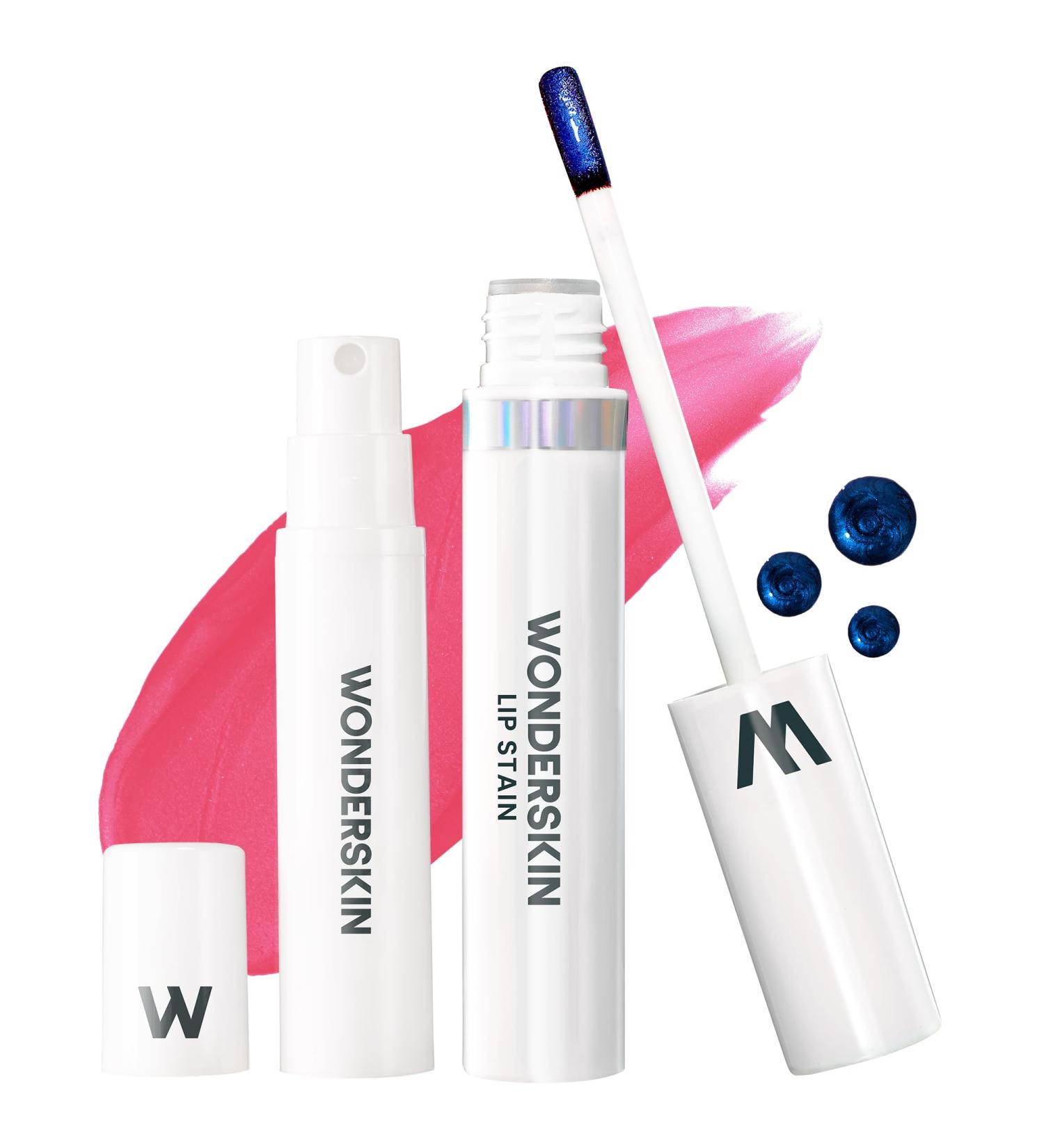 Wonderskin Wonder Blading Peel and Reveal Lip Stain Kit - Pink Transfer Proof Matte Lip Makeup (Sweetheart) - Buy Online on GoSupps.com