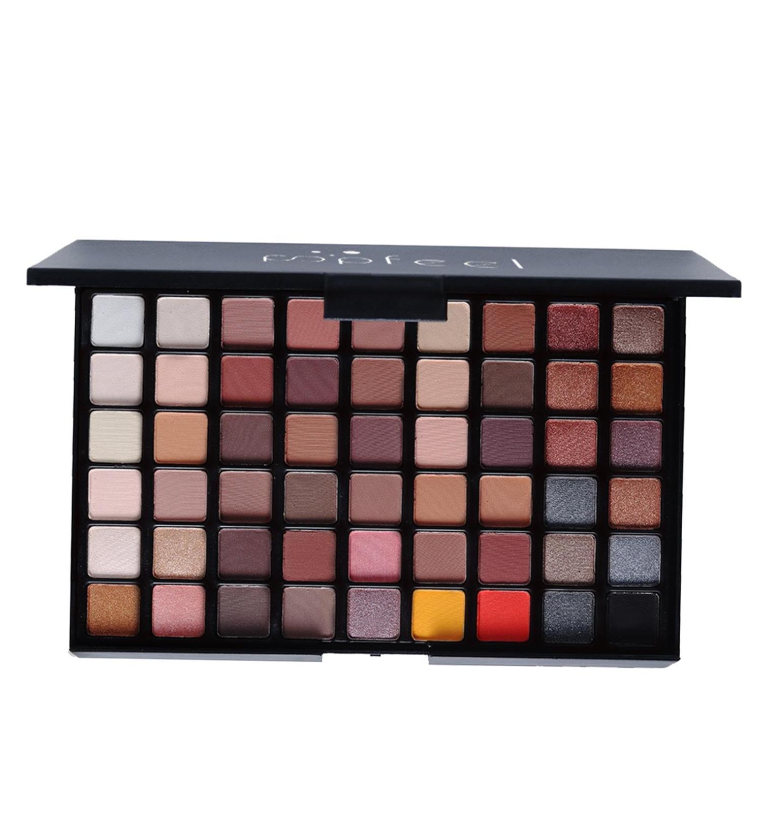 Milageto 54 Colors Eyeshadow Palette Eye Shadow Palette Gift Kit Blendable Enduring Highly Pigmented Eye Makeup Palette for Women Girls - Buy Online on GoSupps.com
