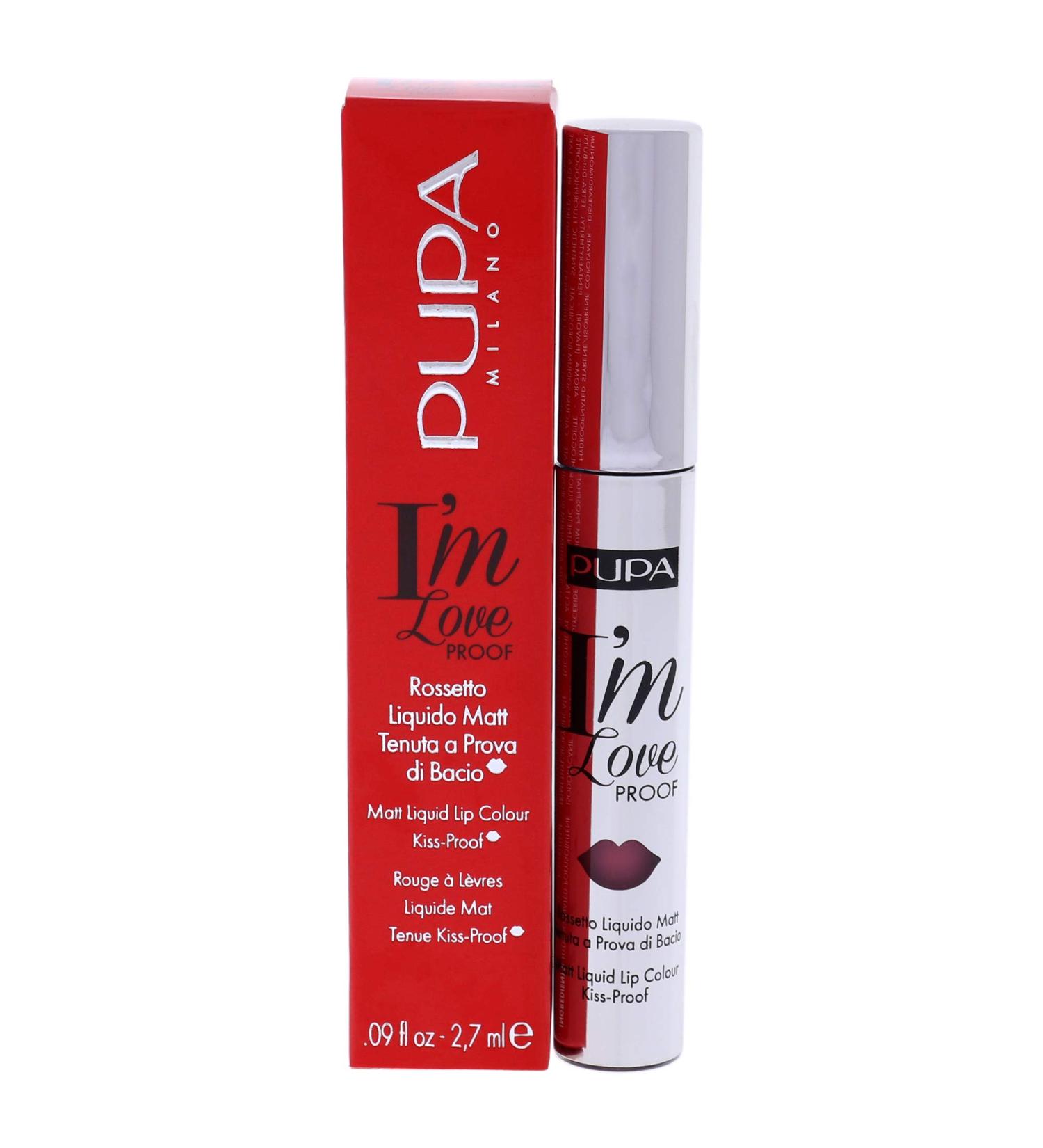 Pupa Milano I Am Love Proof Matte Liquid Lip Color 004 Intense Rose | Long-Lasting Women's Lipstick 2.6g | International Shipping Available - Buy Online on GoSupps.com