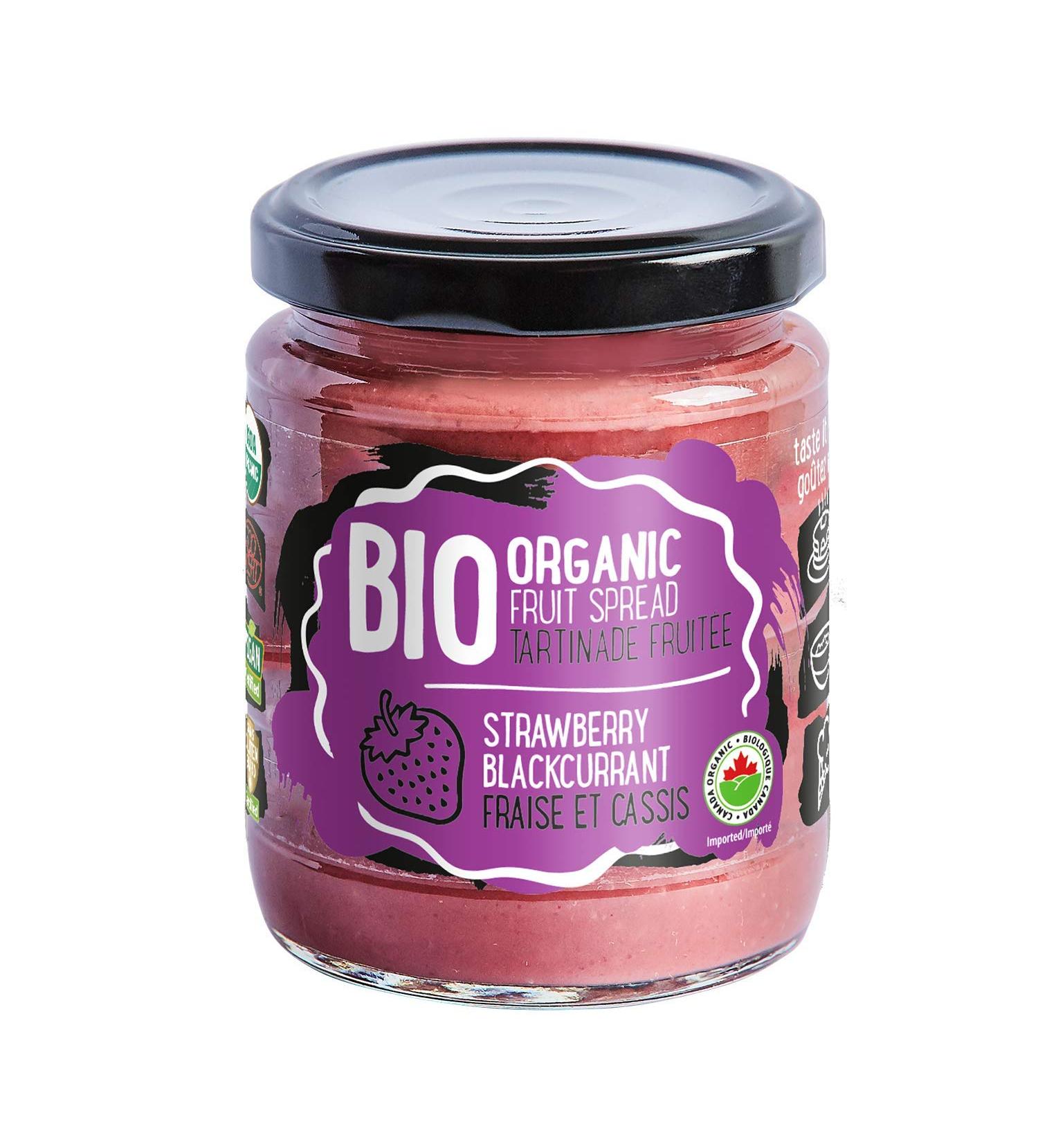 Rudolfs Fruit Spread Strawberry Blackcurrant 245 Grams - Buy Online on GoSupps.com