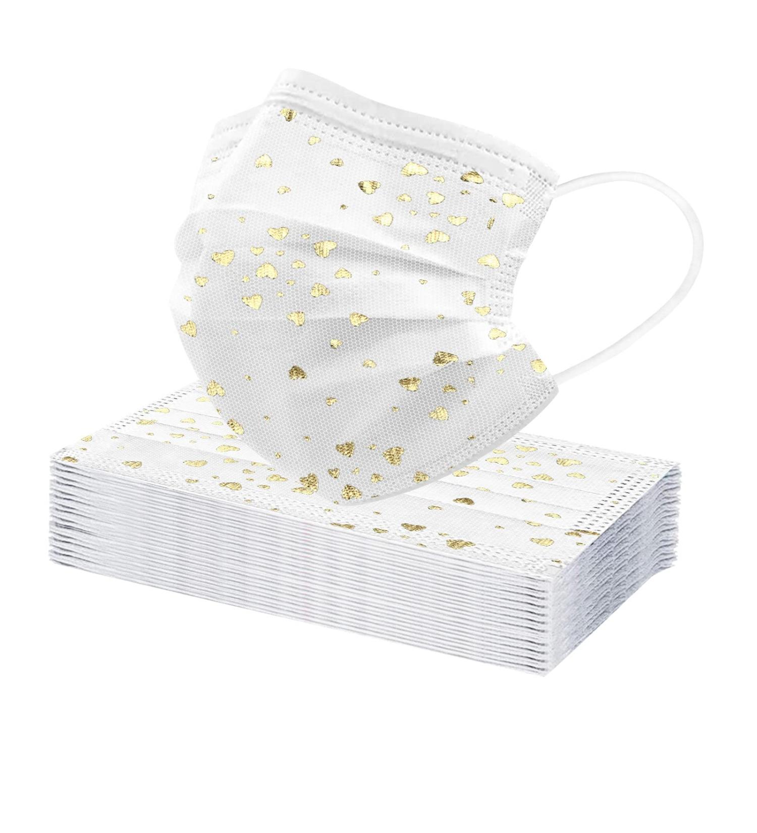 30PC Kids Lace 4 Ply Disposable_Face_Mask Breathable Elastic Earloops for Boys Girls Daliy Use - Buy Online on GoSupps.com