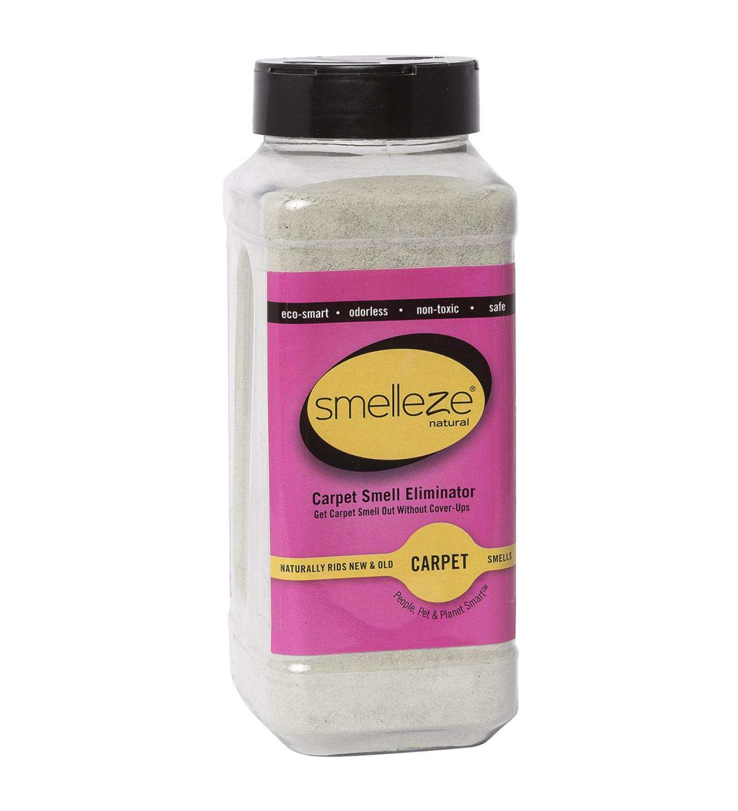 SMELLEZE Natural Carpet Odor Removal Deodorizer - 2 lb. Powder | Pet Urine & Vomit Cleaner - Unscented & Safe - Outperforms Baking Soda - Buy Online on GoSupps.com