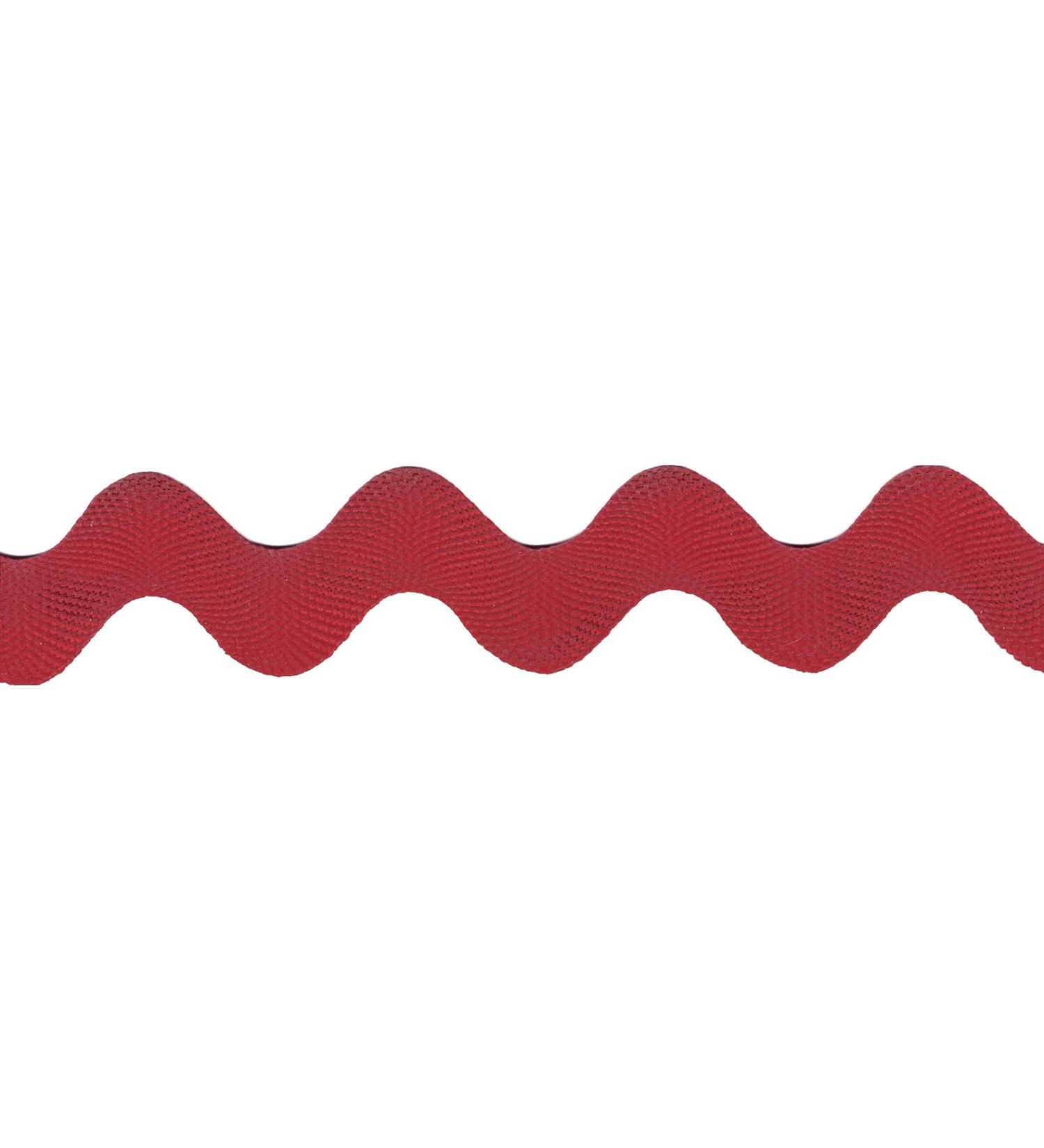 Wrights 186 2419-065 Polyester Rick Rack  1-1/2-Inch by 15-Yard  Red