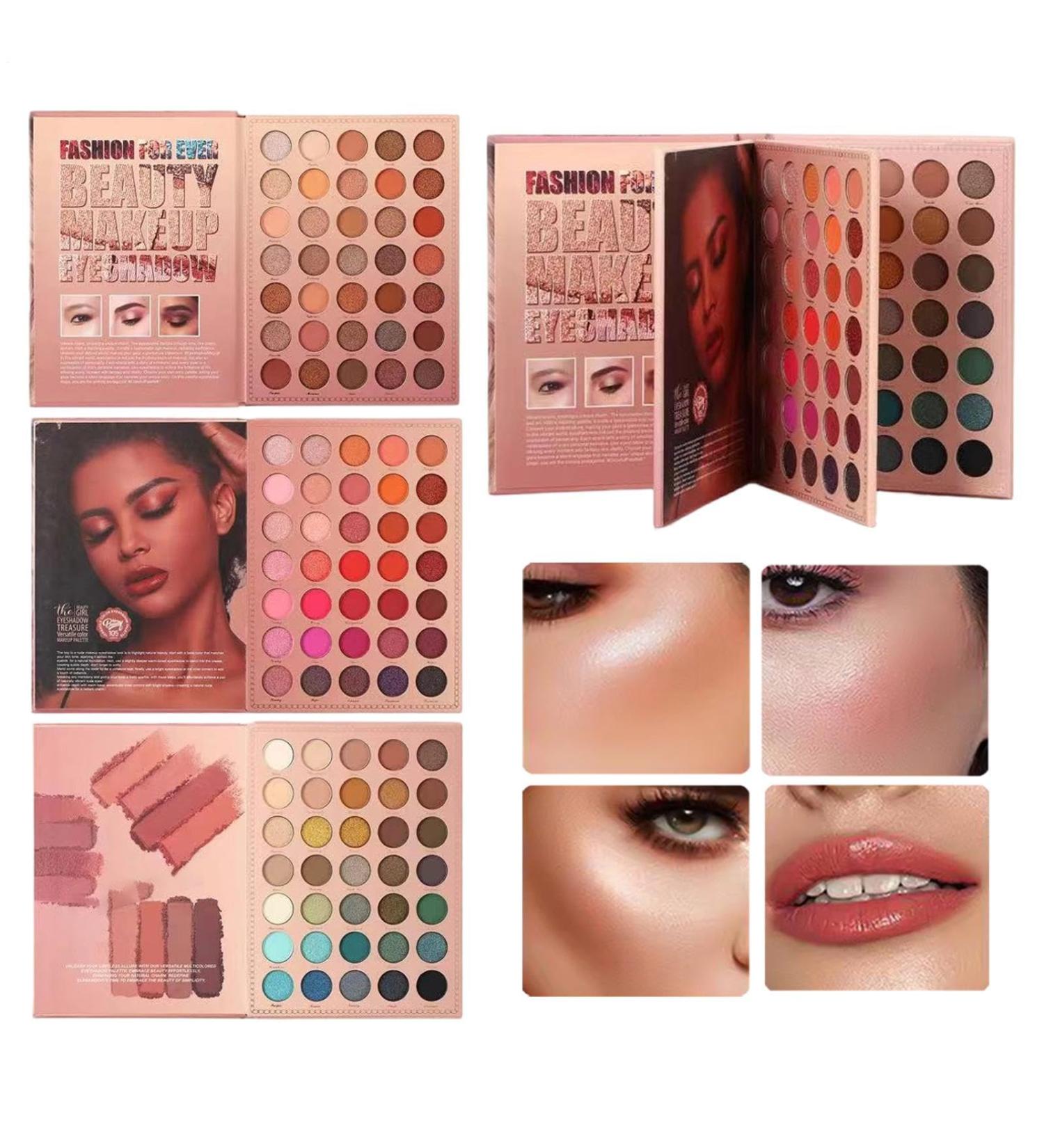  G n rique Makeup Palette - 105 Colours Eyeshadow Palette Easy Application | Foldable Makeup Book Friendly for Beginners Blush Palette for Travel Parties Beauty - Buy Online on GoSupps.com