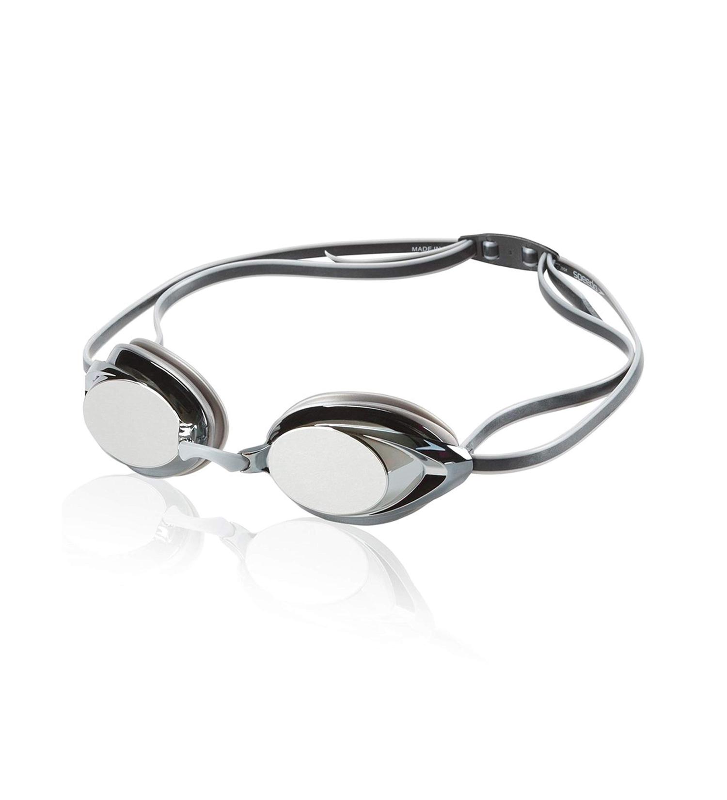 Speedo Vanquisher 2.0 Silver Mirrored Swim Goggles - Unisex | Buy Online - Buy Online on GoSupps.com