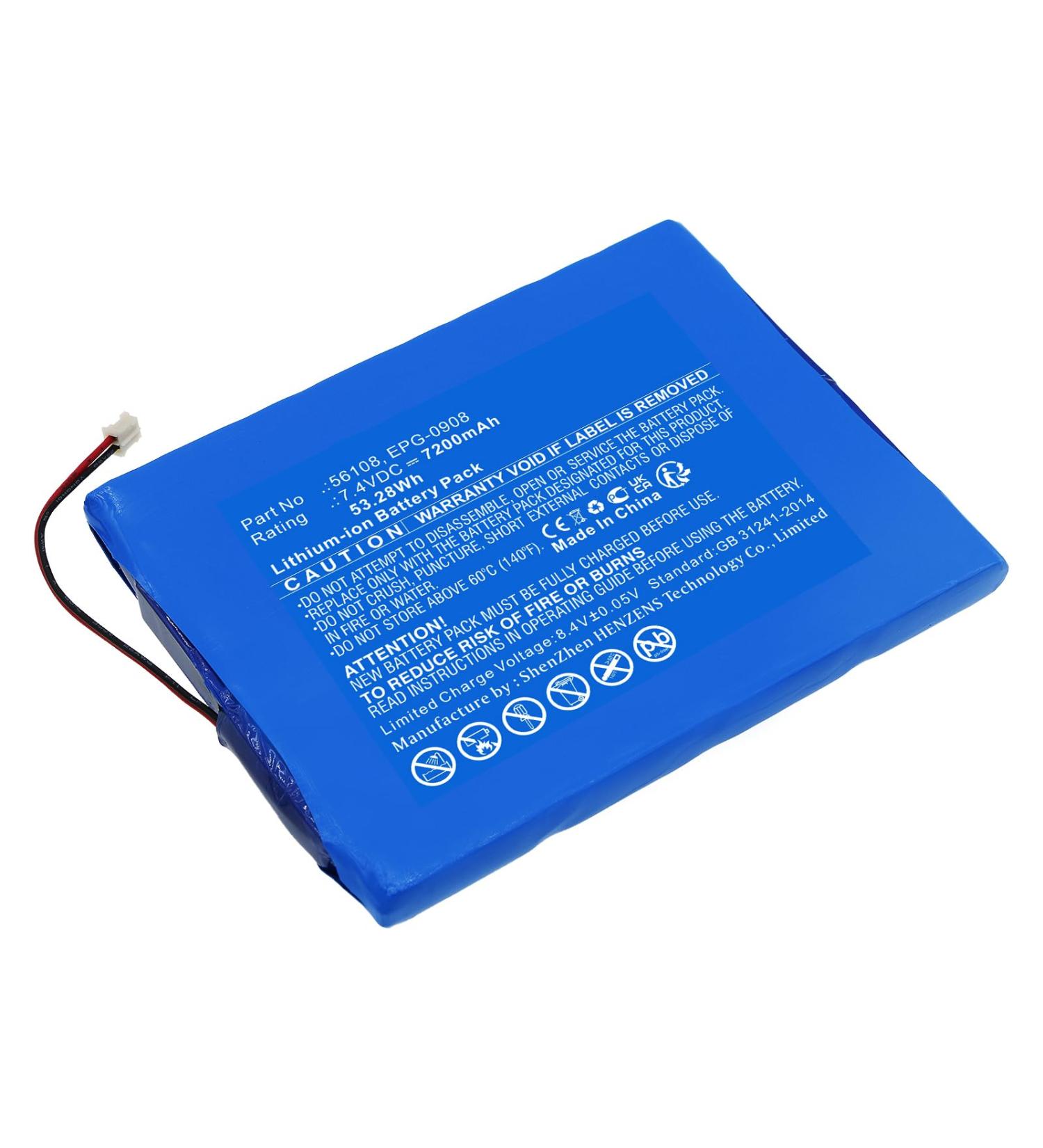 Buy Synergy Digital Equipment Battery - Compatible with Trimble 56108 (Li-ion 7.4V 7200mAh) Ultra High Capacity Replacement for EPG-0908 - Fast International Shipping - Buy Online on GoSupps.com