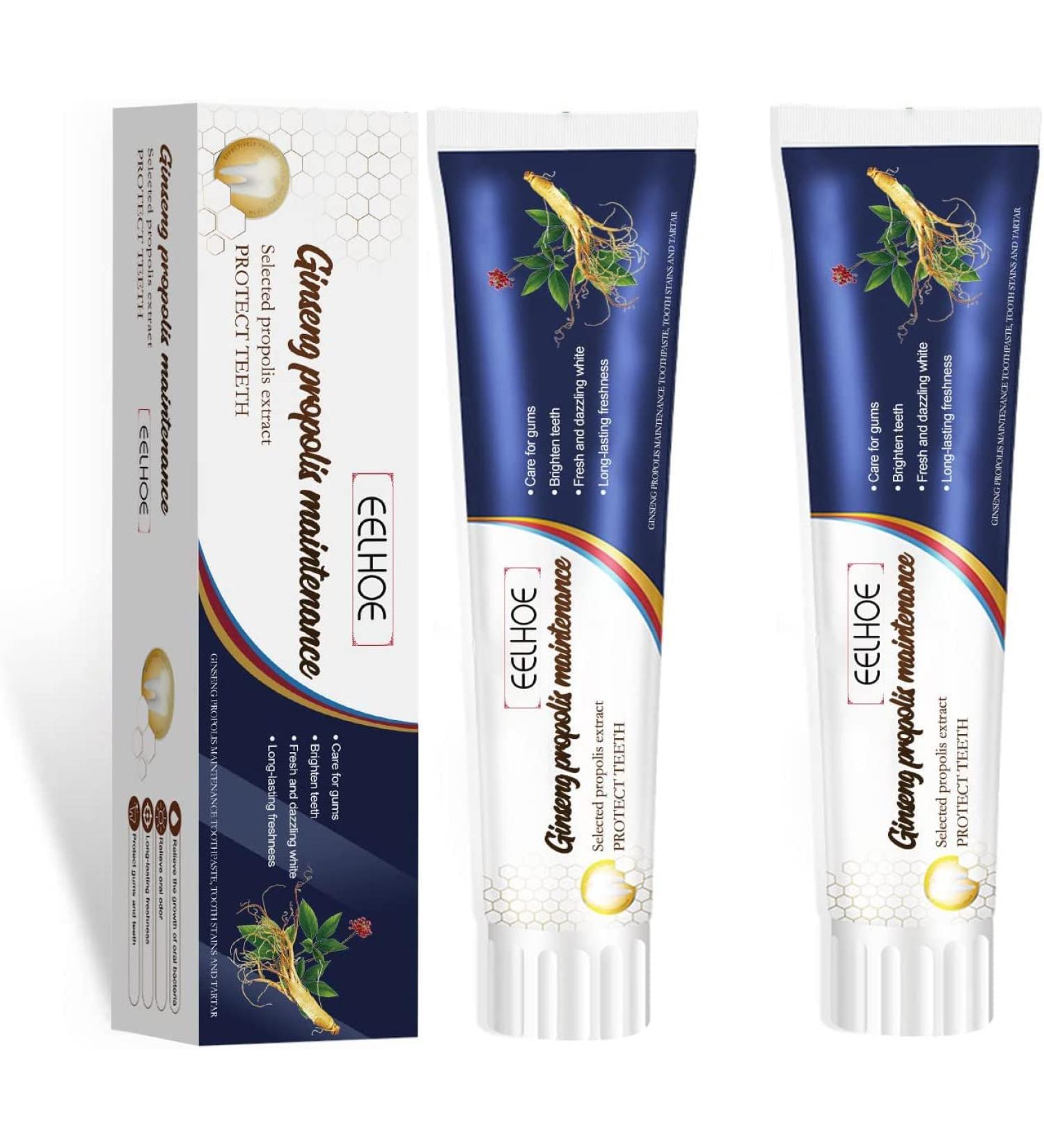 Toothpaste for loose teeth Toothpaste for loose teeth care Ginseng Propolis Protection Toothpaste Deep Cleansing Care Toothpaste - Buy Online on GoSupps.com