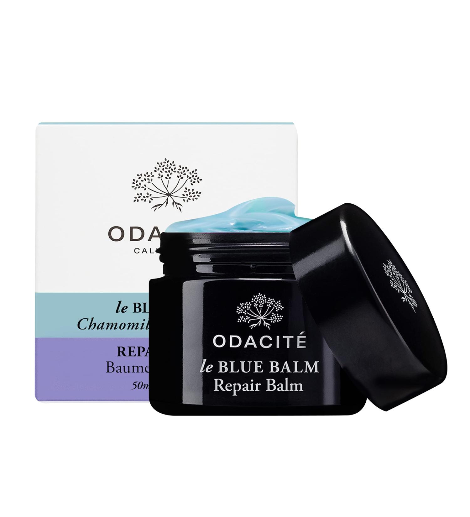 ODACITE Le-Blue Balm Repair Balm - Blue Chamomile & Shea Butter Face Moisturizer for Mature, Dry, or Sensitive Skin - Buy Online on GoSupps.com