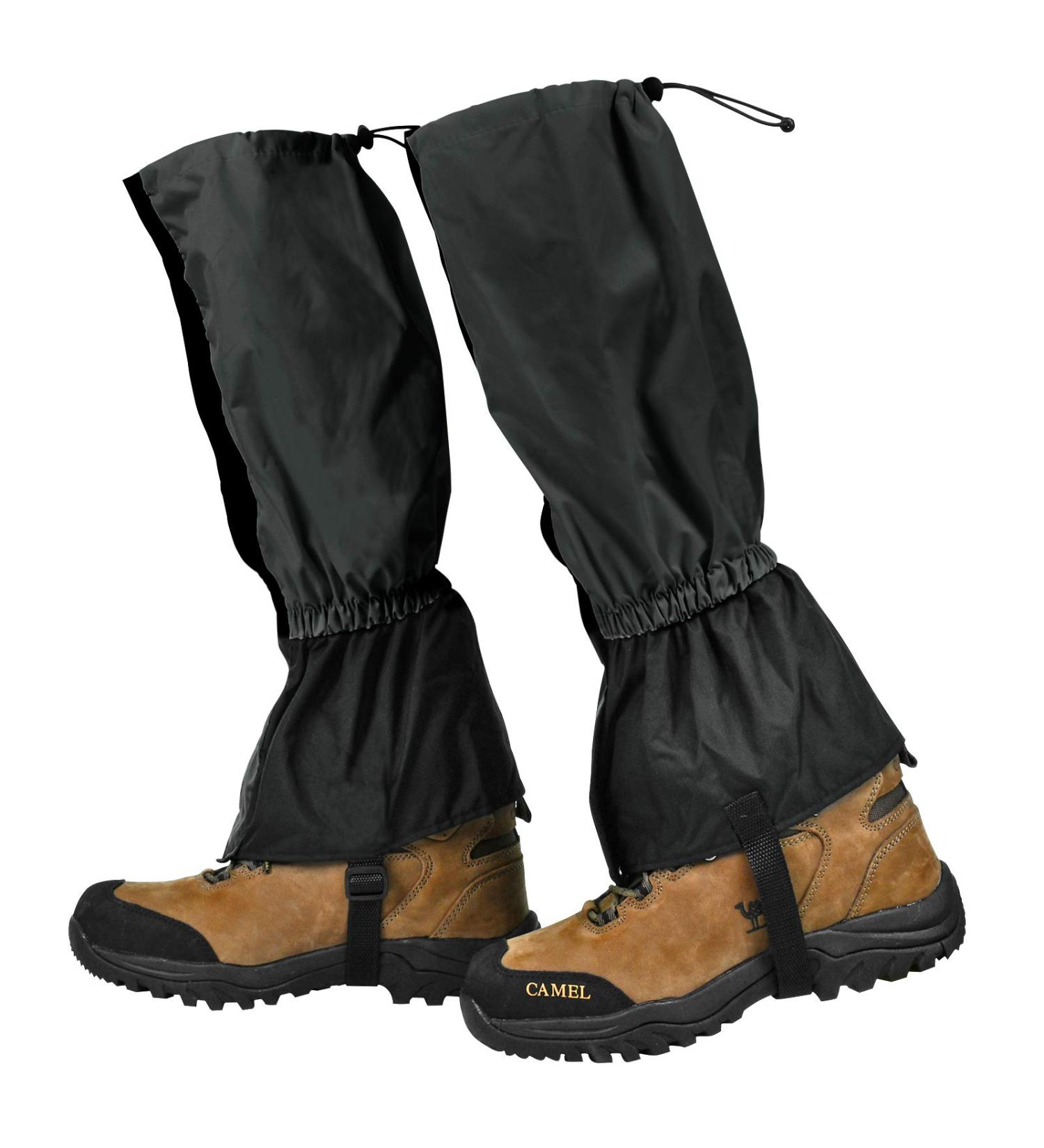 Buy Kateluo Outdoor Gaiters - Waterproof & Breathable for Hiking Cycling Fishing Mountaineering and Hunting - Leg Protection in Black - Buy Online on GoSupps.com