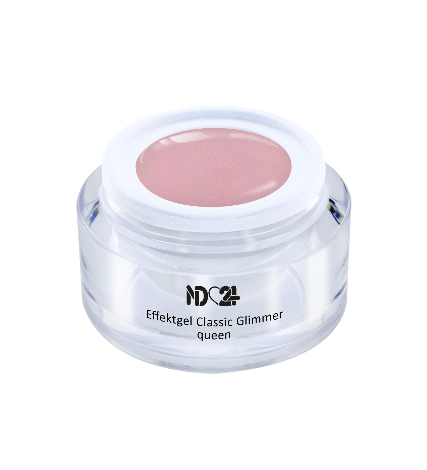 Buy Uv Led Effect Gel Classic Glimmer Queen - Pink - Studio Quality - Made In Germany - 5ml | International Shipping Available - Buy Online on GoSupps.com