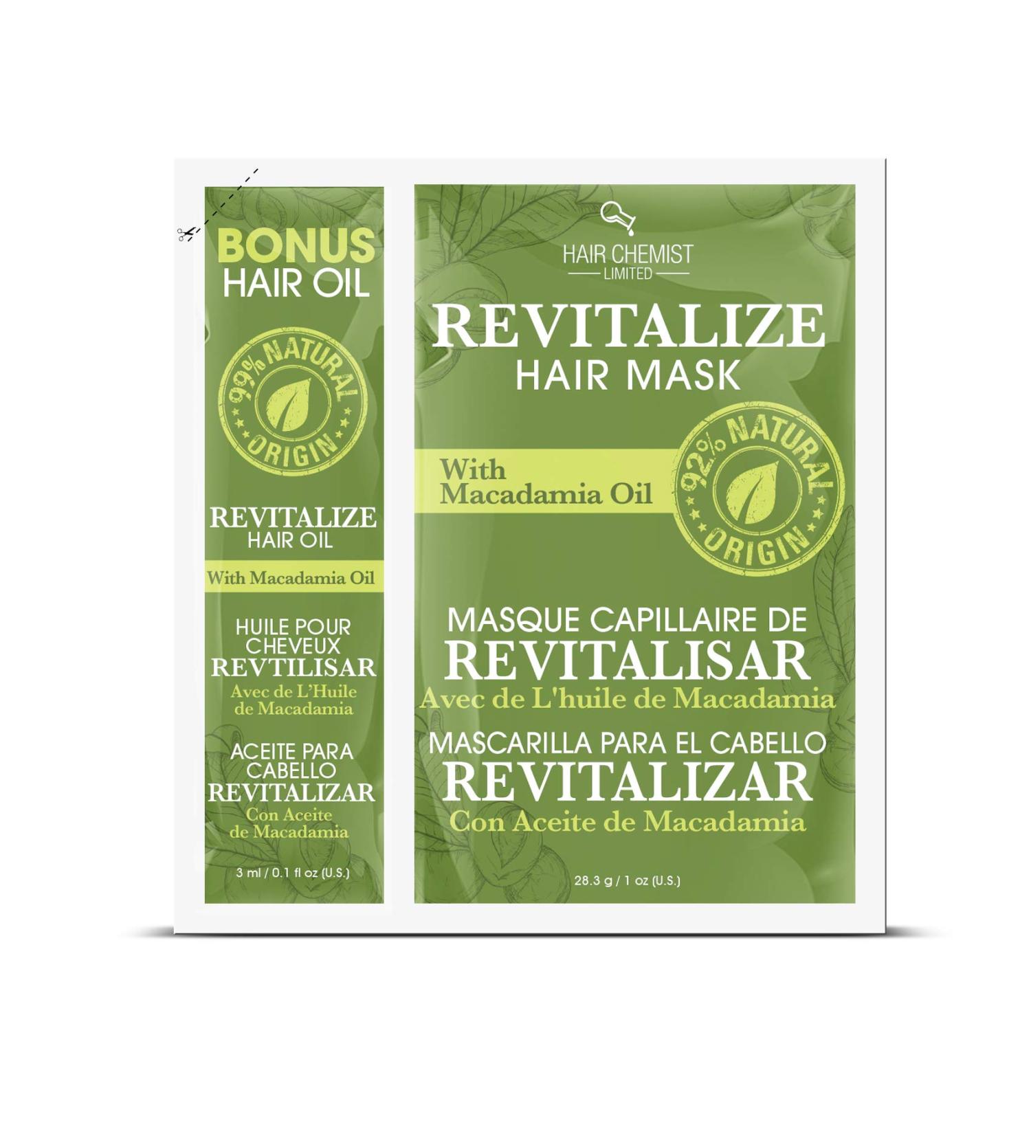 Hair Chemist Macadamia Oil Hair Mask 1oz - Revitalize and Nourish Your Hair - Buy Online on GoSupps.com