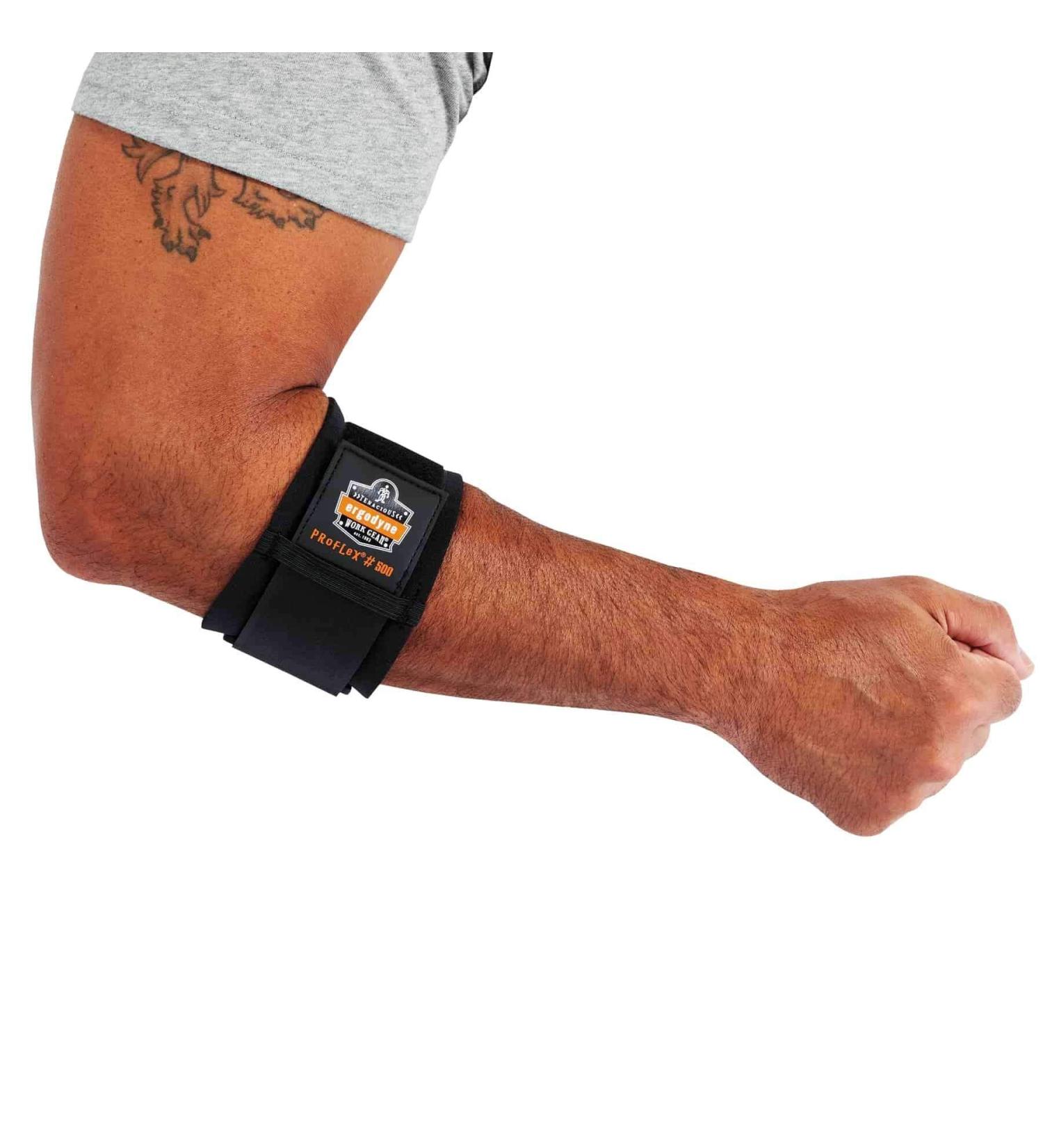 Ergodyne ProFlex 500 Elbow Support - X-Large, Black | Ergonomic Compression Sleeve - Buy Online on GoSupps.com
