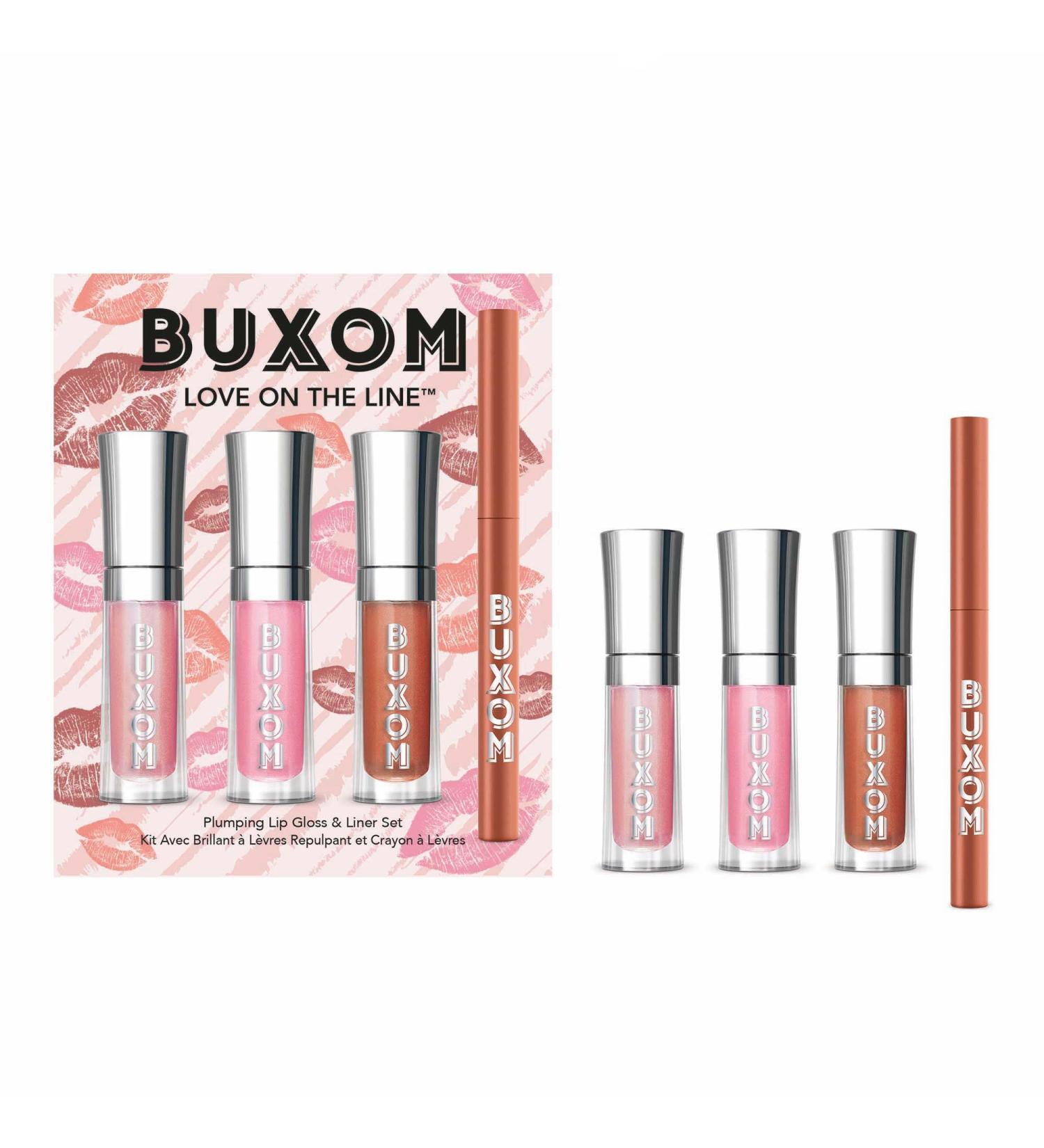 BUXOM Power Line Plumping Lip Liner | Long Lasting Moisturizing Cruelty-Free Lip Liner in Smooth Spice Sandy Kimberly White Russian Sparkle - Buy Online on GoSupps.com
