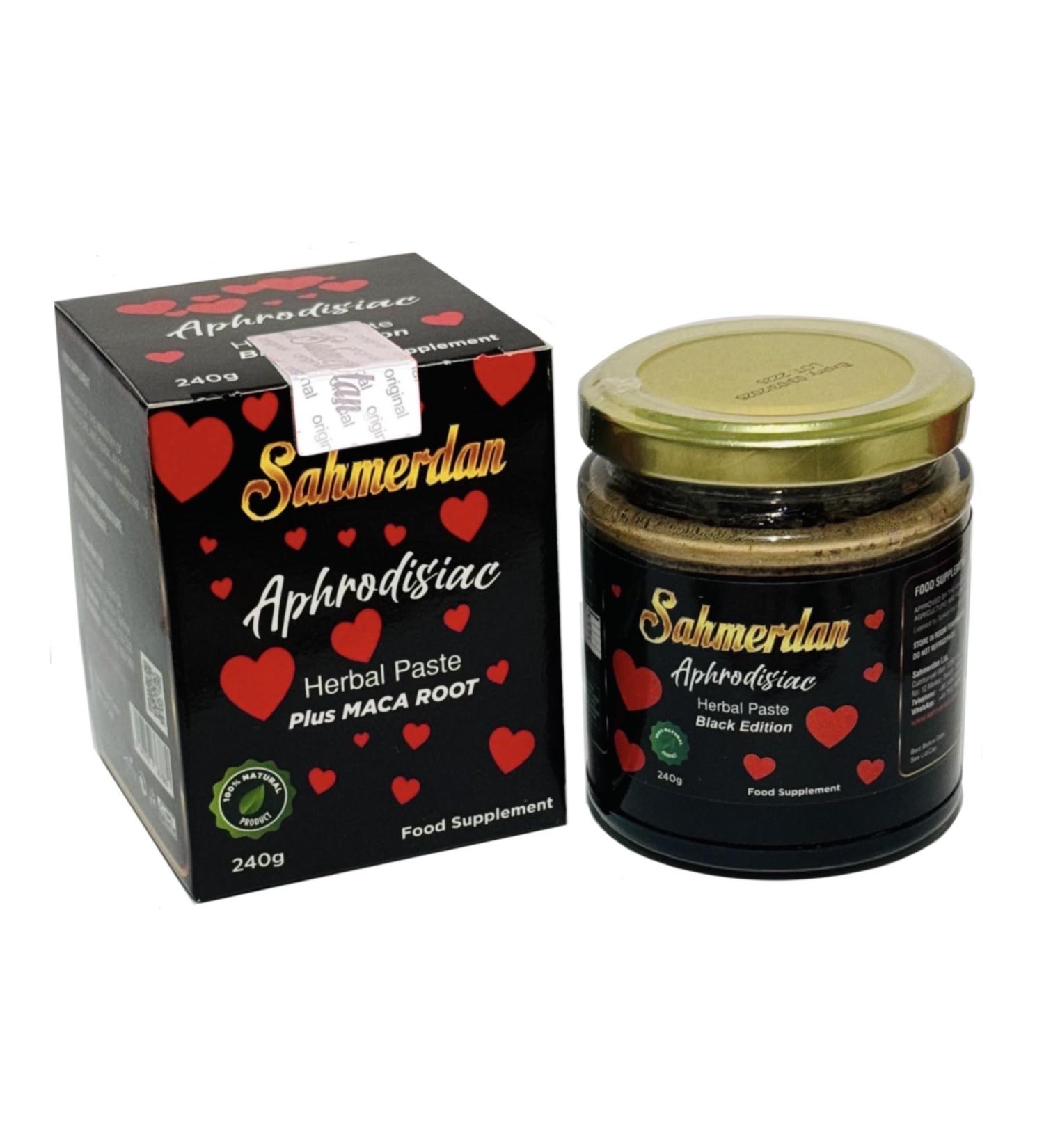 Sahmeran 240G Black Edition SAHMERDAN Aphrodisiac MACUN Herbal Paste - Buy Online on GoSupps.com