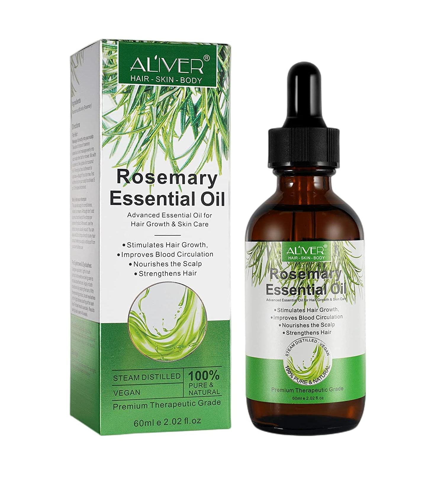 Rosemary Oil for Hair Growth | Essential Oil for Skin & Hair Care | Hair Strengthening & Thickening Products - Buy Online on GoSupps.com