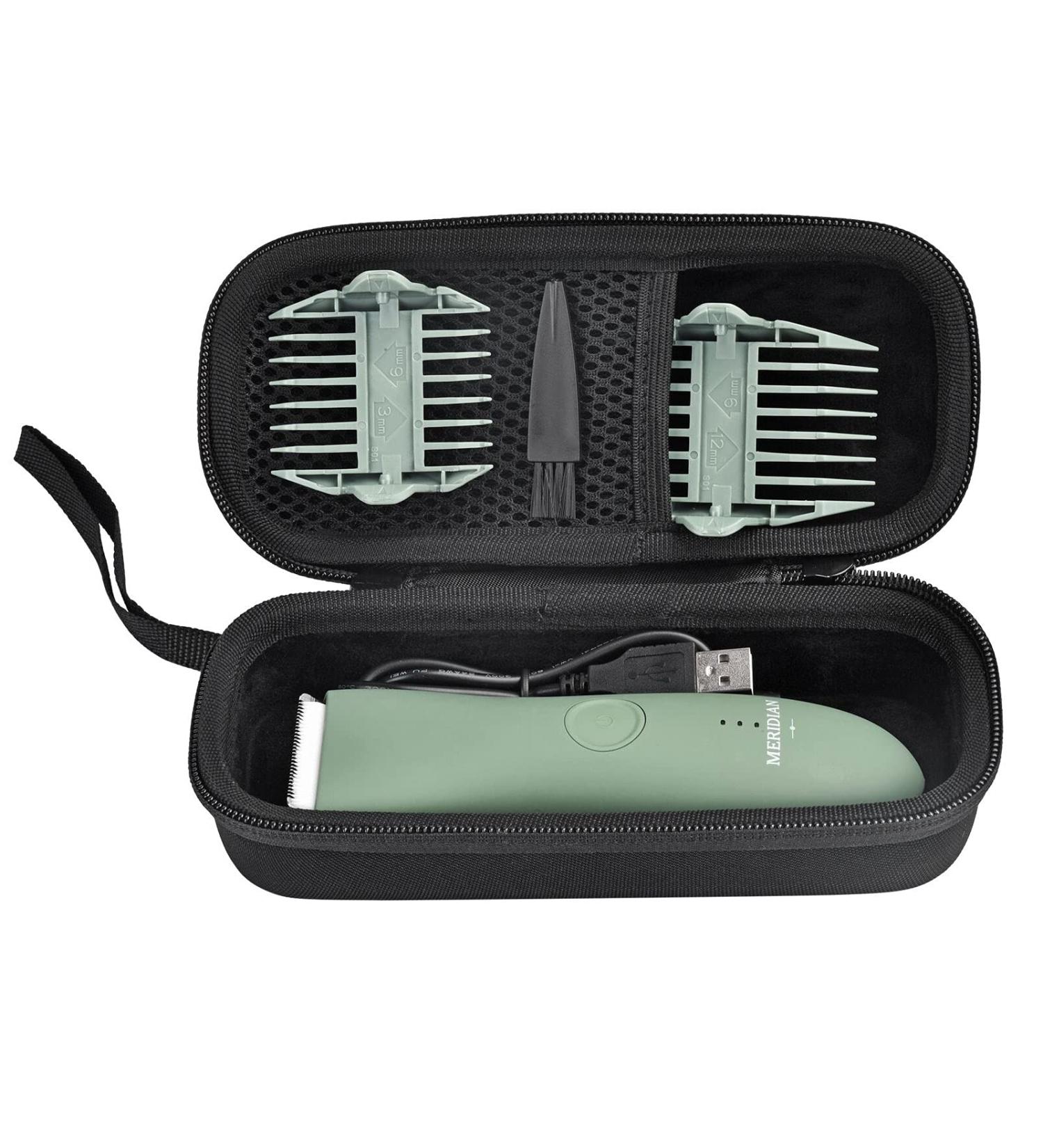MEROM Hard Case for Meridian Electric Groin Trimmer - Travel Storage Case for Trimmers and Accessories - Black - Buy Online on GoSupps.com