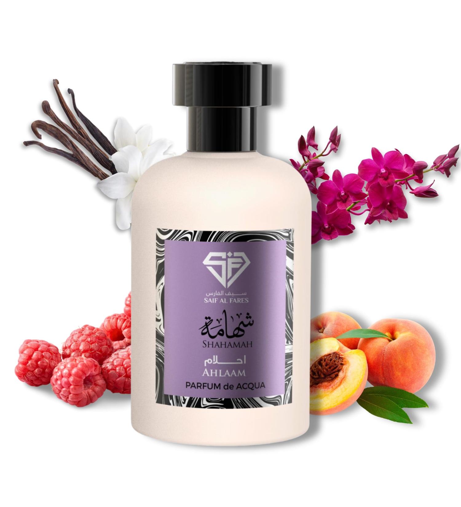 Shahamah Al Ahlaam - Signature Non-Alcoholic Acqua Perfume for Women | Intriguing Sweet Floral Fragrances | Long Lasting Arabian Perfumes 3.4 Fl. Oz. - Buy Online on GoSupps.com