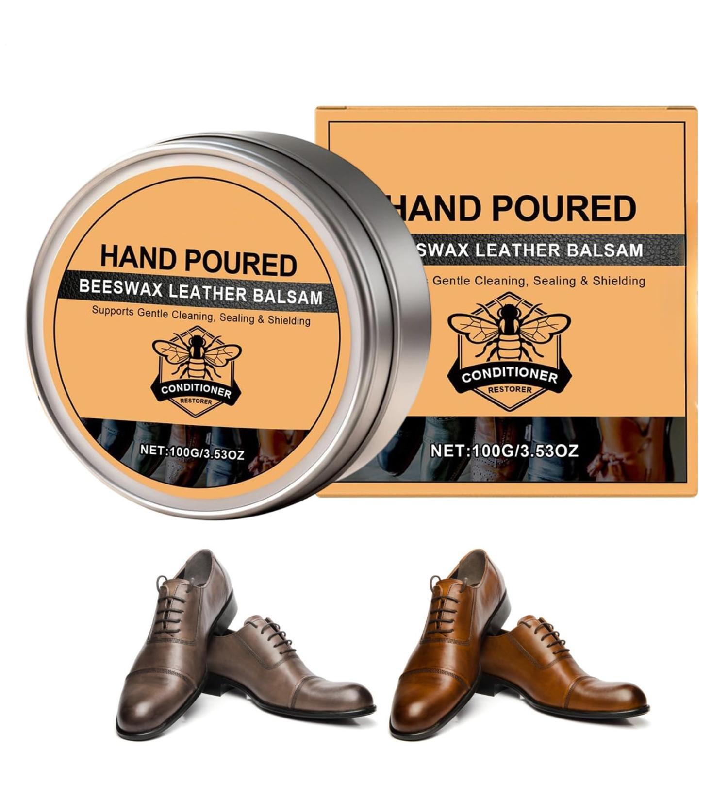  G n rique Boot leather conditioner 100g bee balm leather detail care balm 8.3 x 8.3 x 3 cm protective balm for belts for furniture trunks sofas jackets bags - Buy Online on GoSupps.com