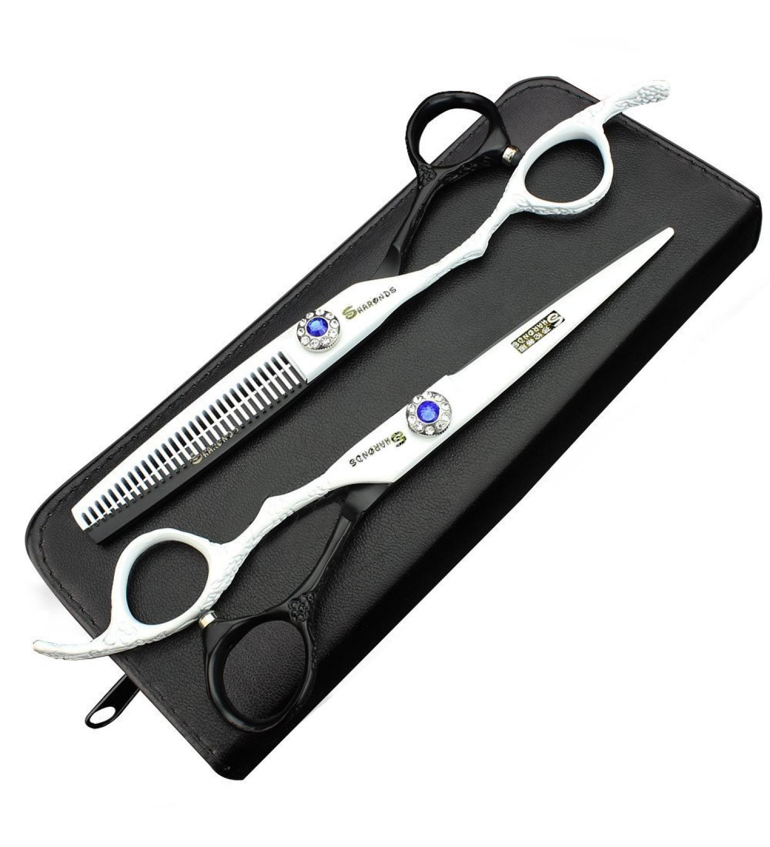 6-Inch Left Handed Hairdresser Scissors Hairdresser Hairdresser Scissors Set (6 inches 2 Pieces) - Buy Online on GoSupps.com