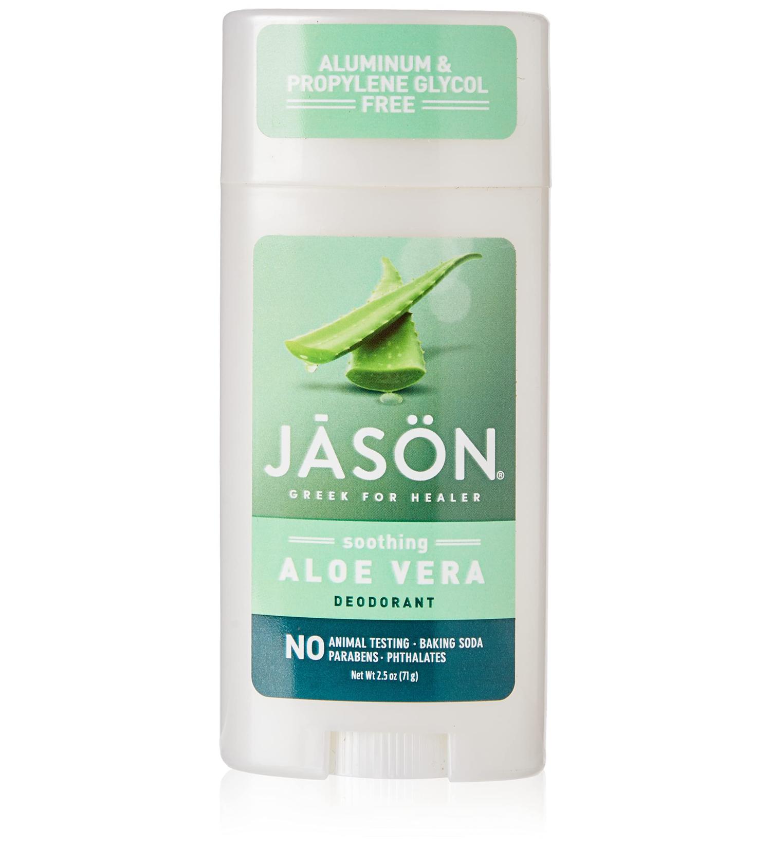 Jason Aluminum-Free Deodorant Stick with Soothing Aloe Vera 2.5 Oz - Packaging May Vary - Buy Online on GoSupps.com